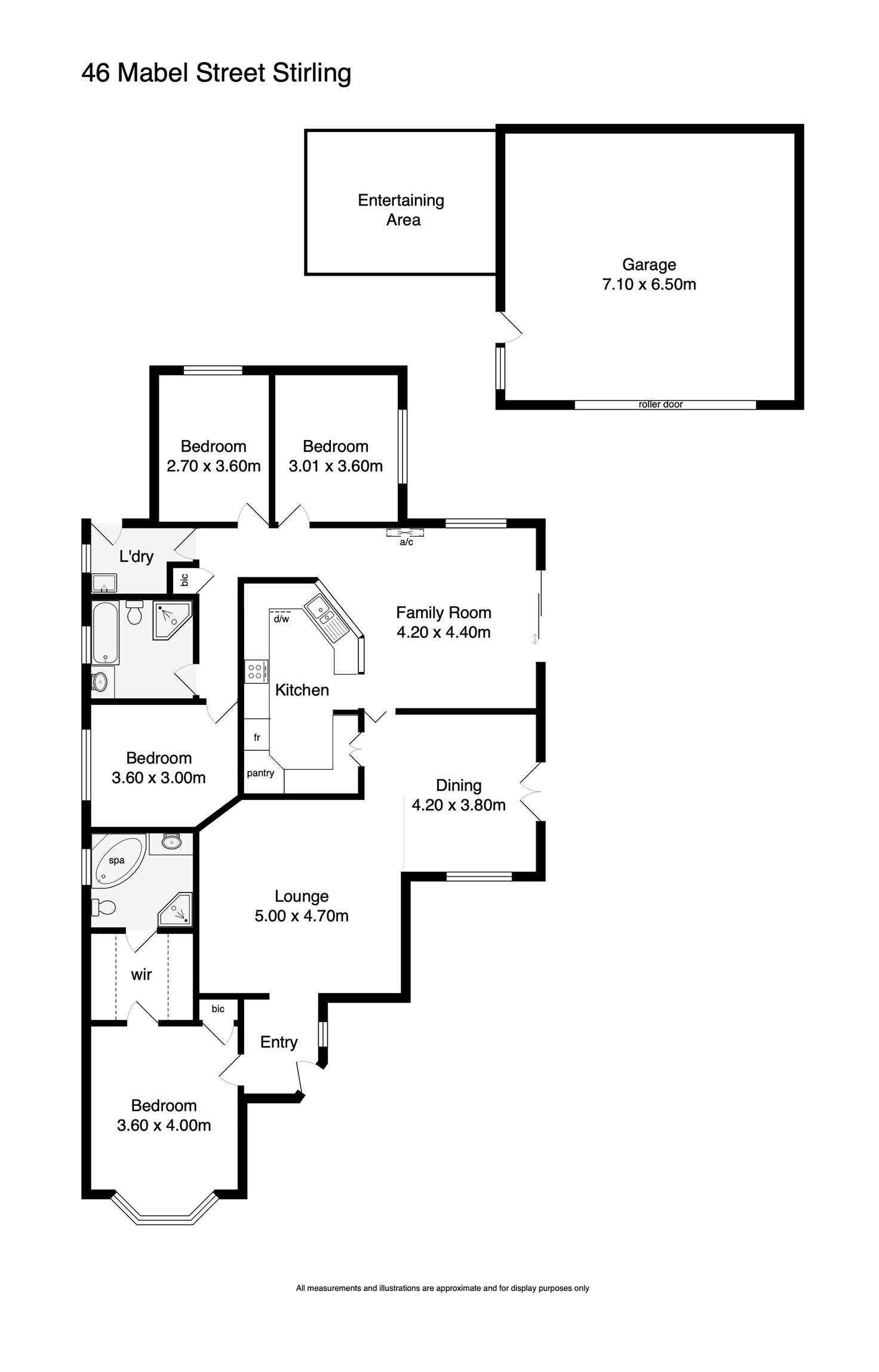 Floorplan of Homely house listing, 46 Mabel Street, Stirling SA 5152