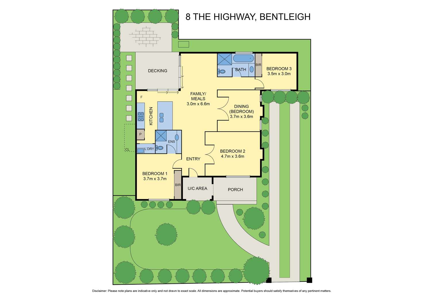 Floorplan of Homely house listing, 8 The Highway, Bentleigh VIC 3204