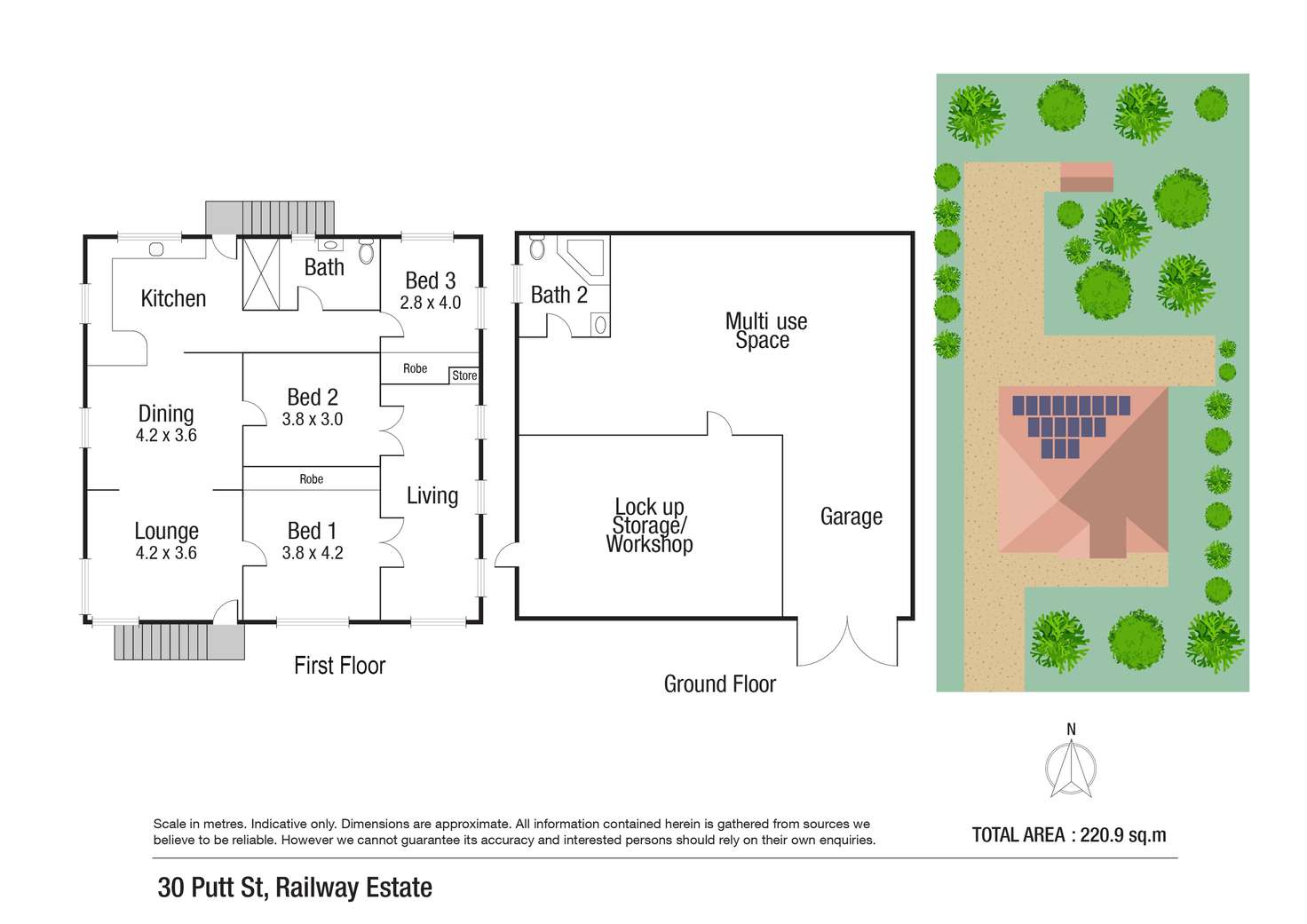 Floorplan of Homely house listing, 30 Putt Street, Railway Estate QLD 4810