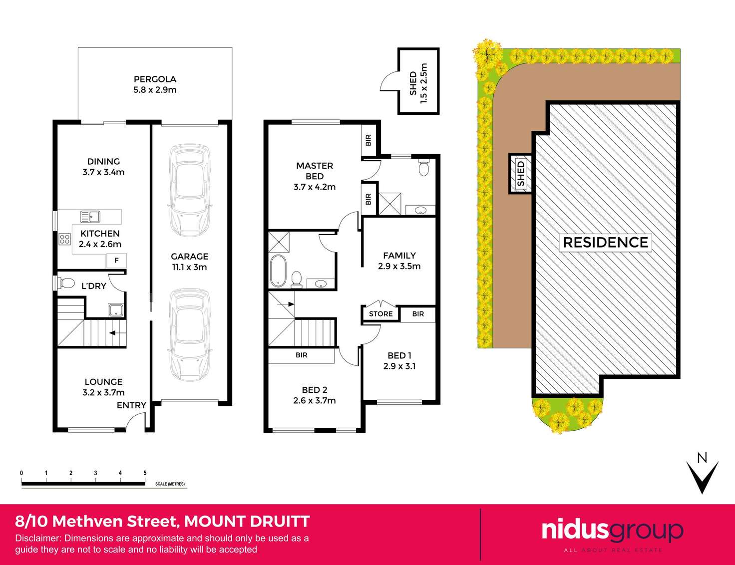 Floorplan of Homely townhouse listing, 8/10 Methven Street, Mount Druitt NSW 2770