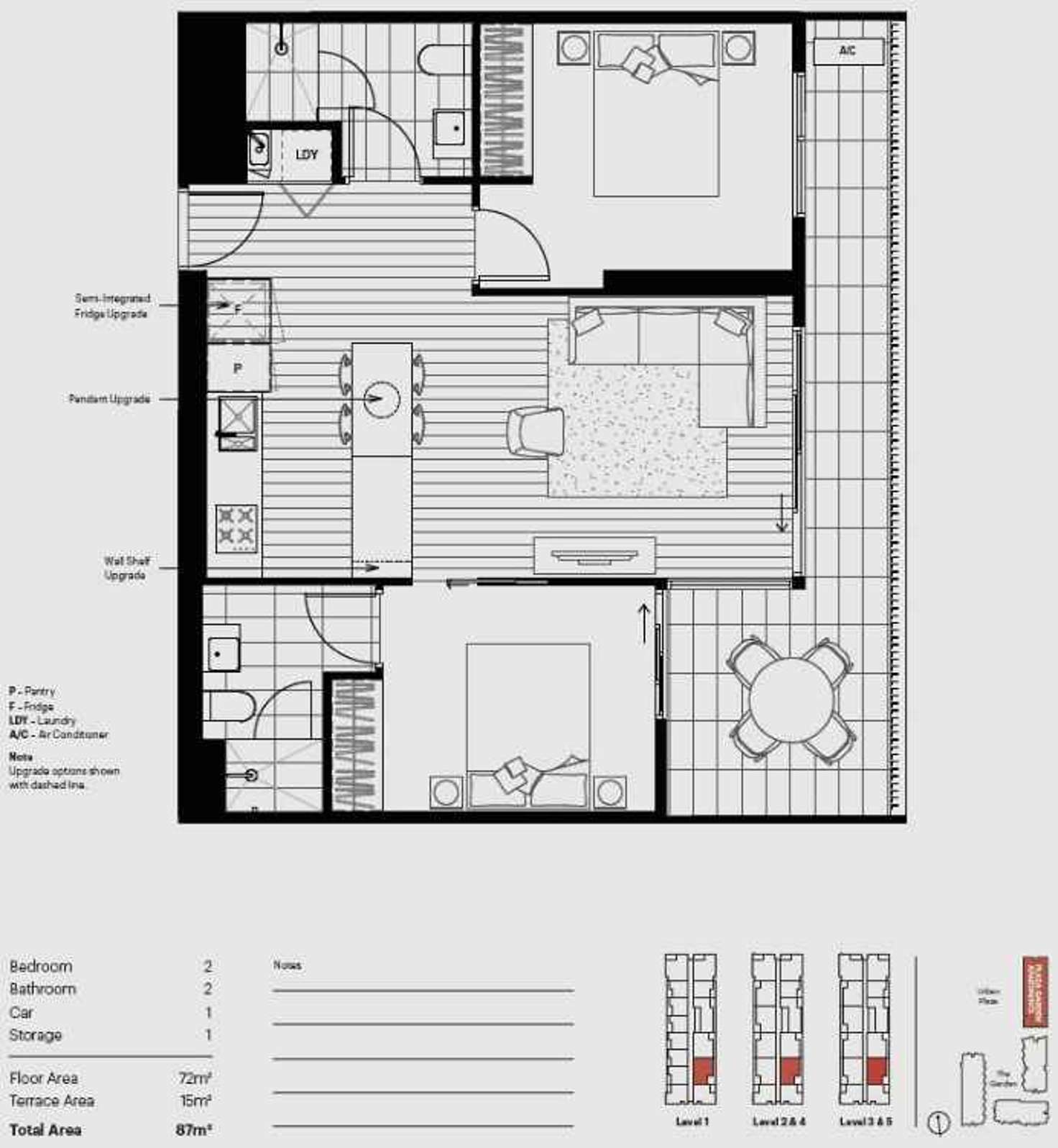 Floorplan of Homely apartment listing, Brickworks at Middleborough Road, Burwood East VIC 3151
