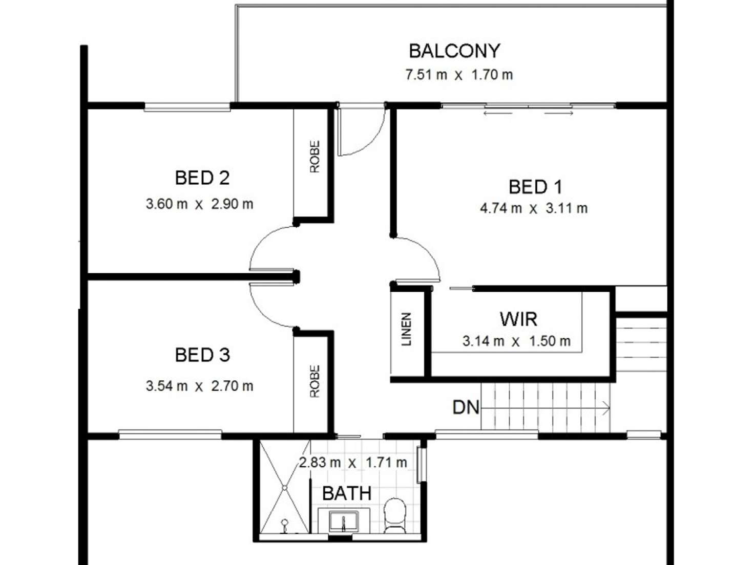 Floorplan of Homely unit listing, 2/19 Bent Street, Batemans Bay NSW 2536