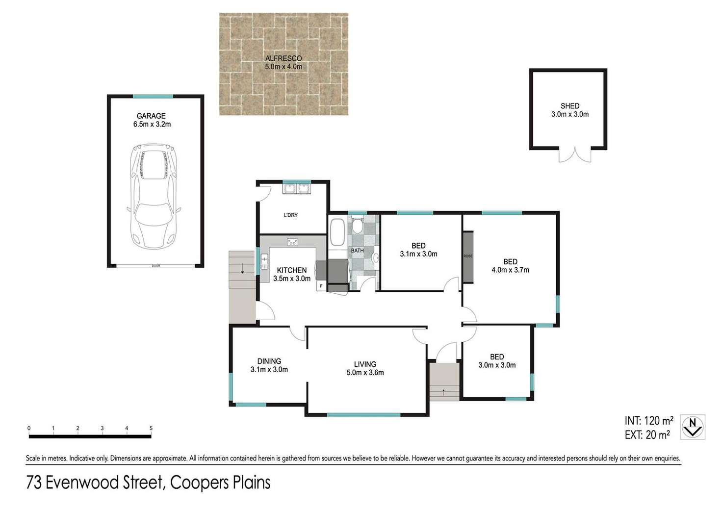 Floorplan of Homely house listing, 73 EVENWOOD STREET, Coopers Plains QLD 4108
