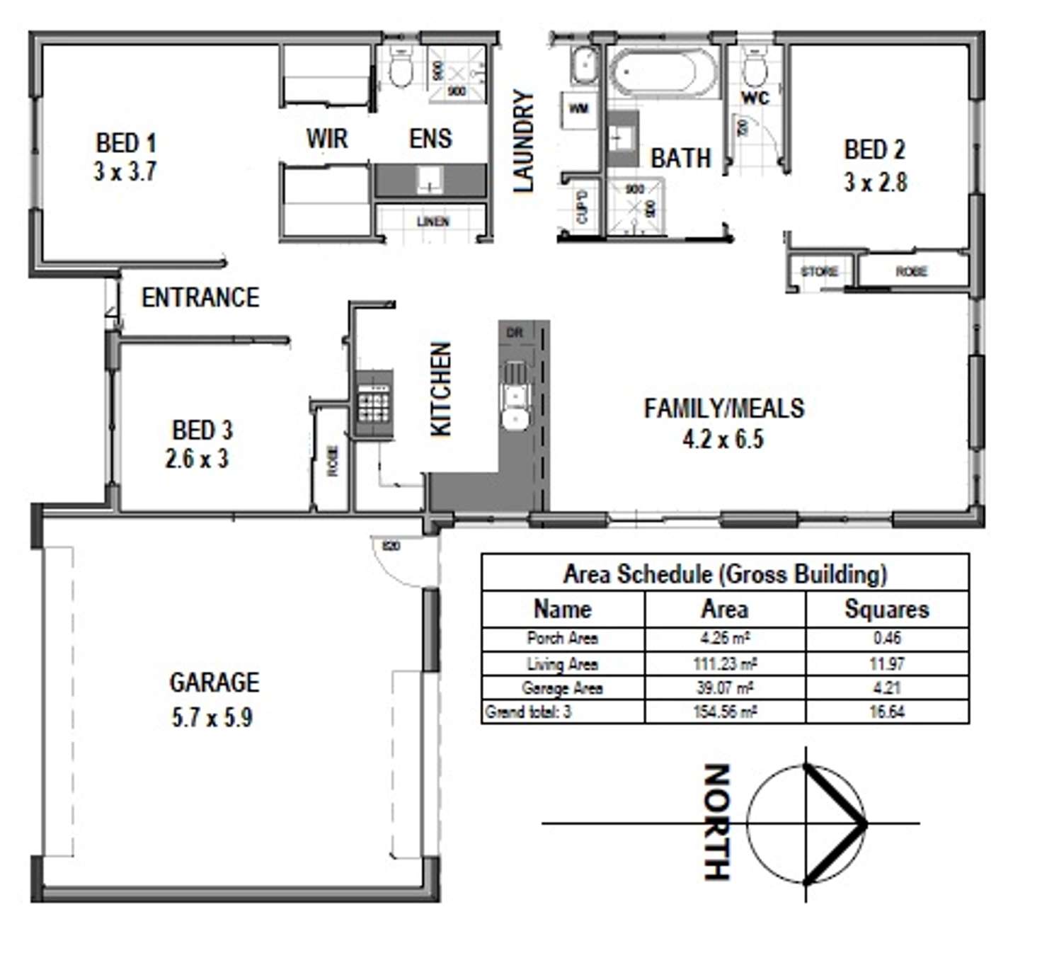 Floorplan of Homely townhouse listing, 476 Douglas Rd, Lavington NSW 2641