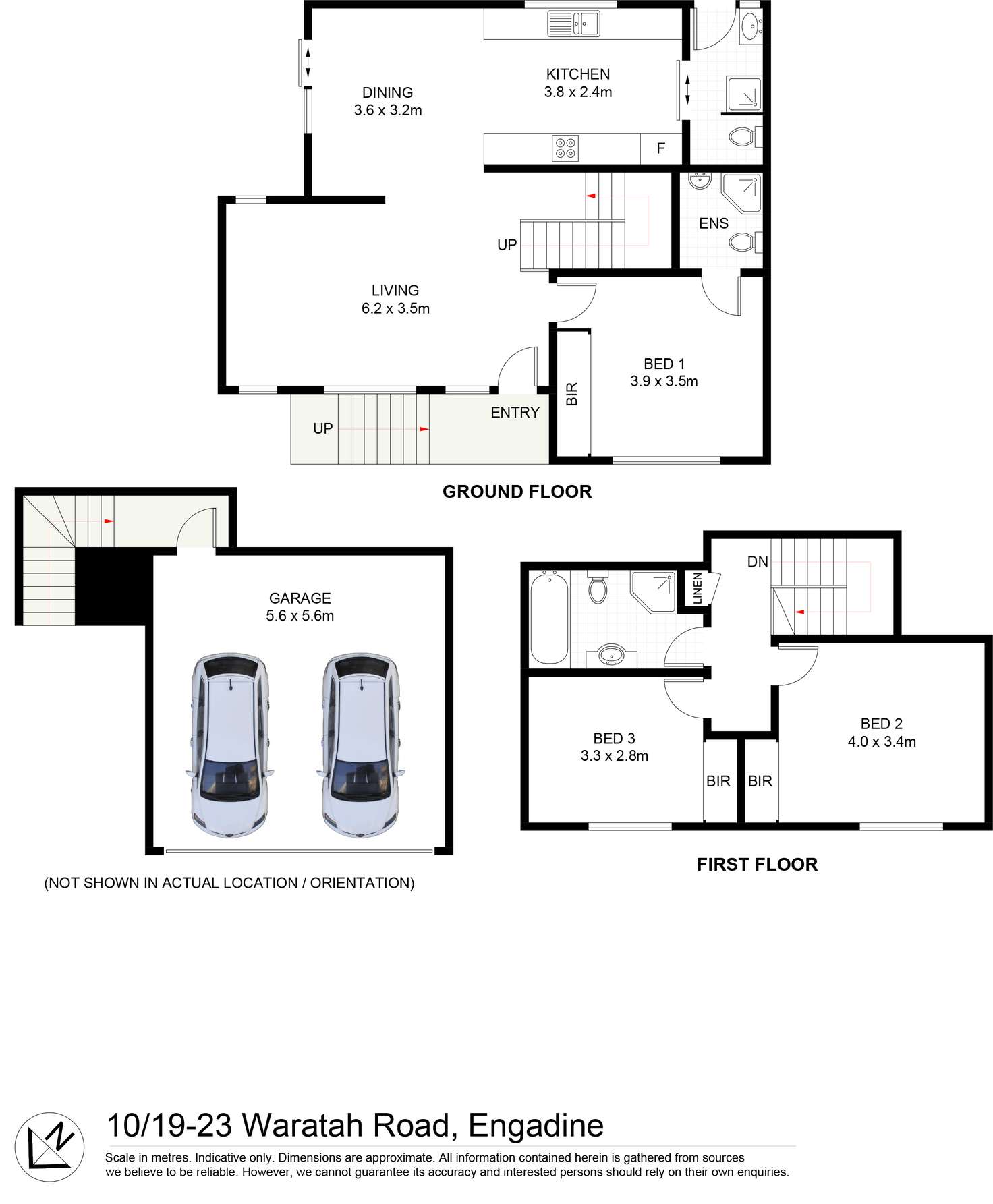 Floorplan of Homely townhouse listing, 10/19-23 Waratah Road, Engadine NSW 2233