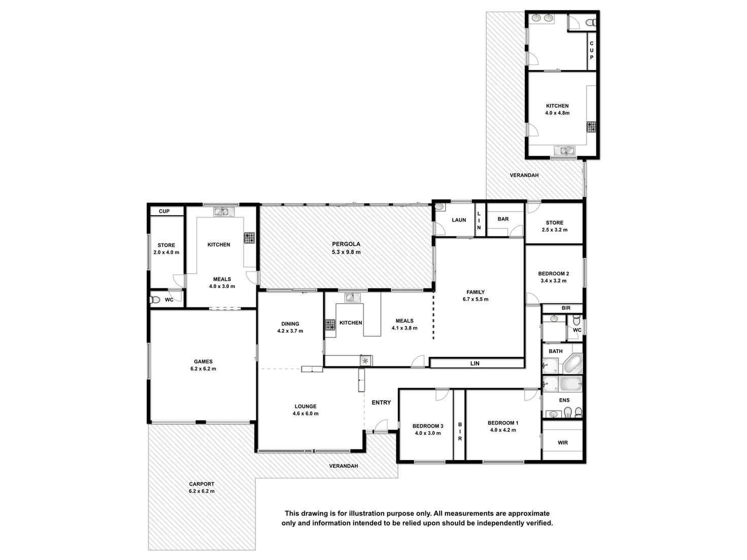 Floorplan of Homely house listing, 122 Williams Road, Millicent SA 5280