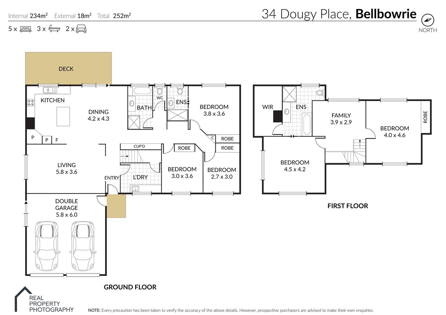 Floorplan of Homely house listing, 34 Dougy Place, Bellbowrie QLD 4070