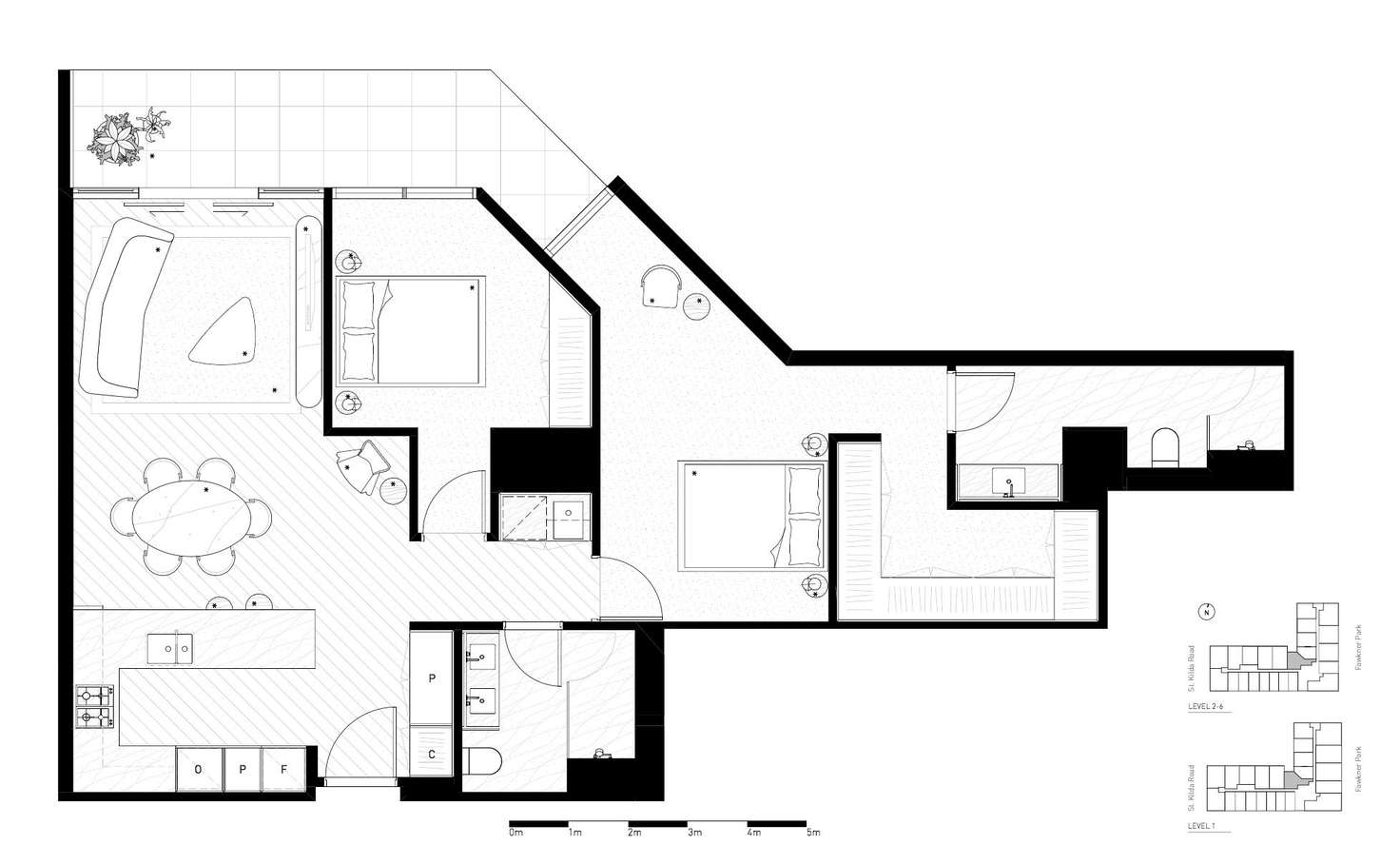 Floorplan of Homely apartment listing, 415/499 St Kilda Rd, Melbourne VIC 3004