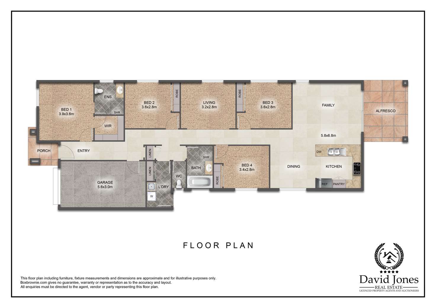 Floorplan of Homely house listing, 41 Freedom Crescent, South Ripley QLD 4306