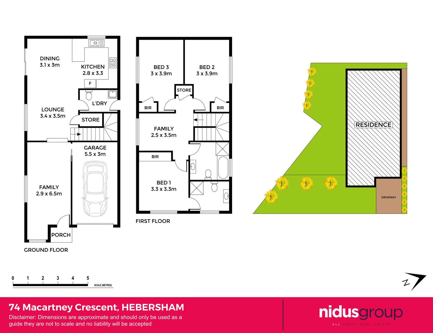 Floorplan of Homely house listing, 74 Macartney Crescent, Hebersham NSW 2770
