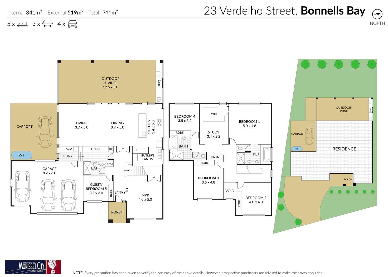 Floorplan of Homely house listing, 23 Verdelho Street, Bonnells Bay NSW 2264