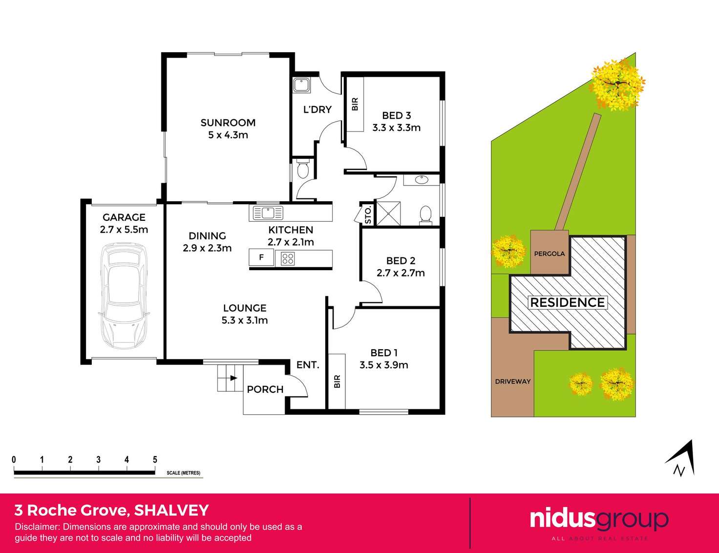 Floorplan of Homely house listing, 3 Roche Grove, Shalvey NSW 2770