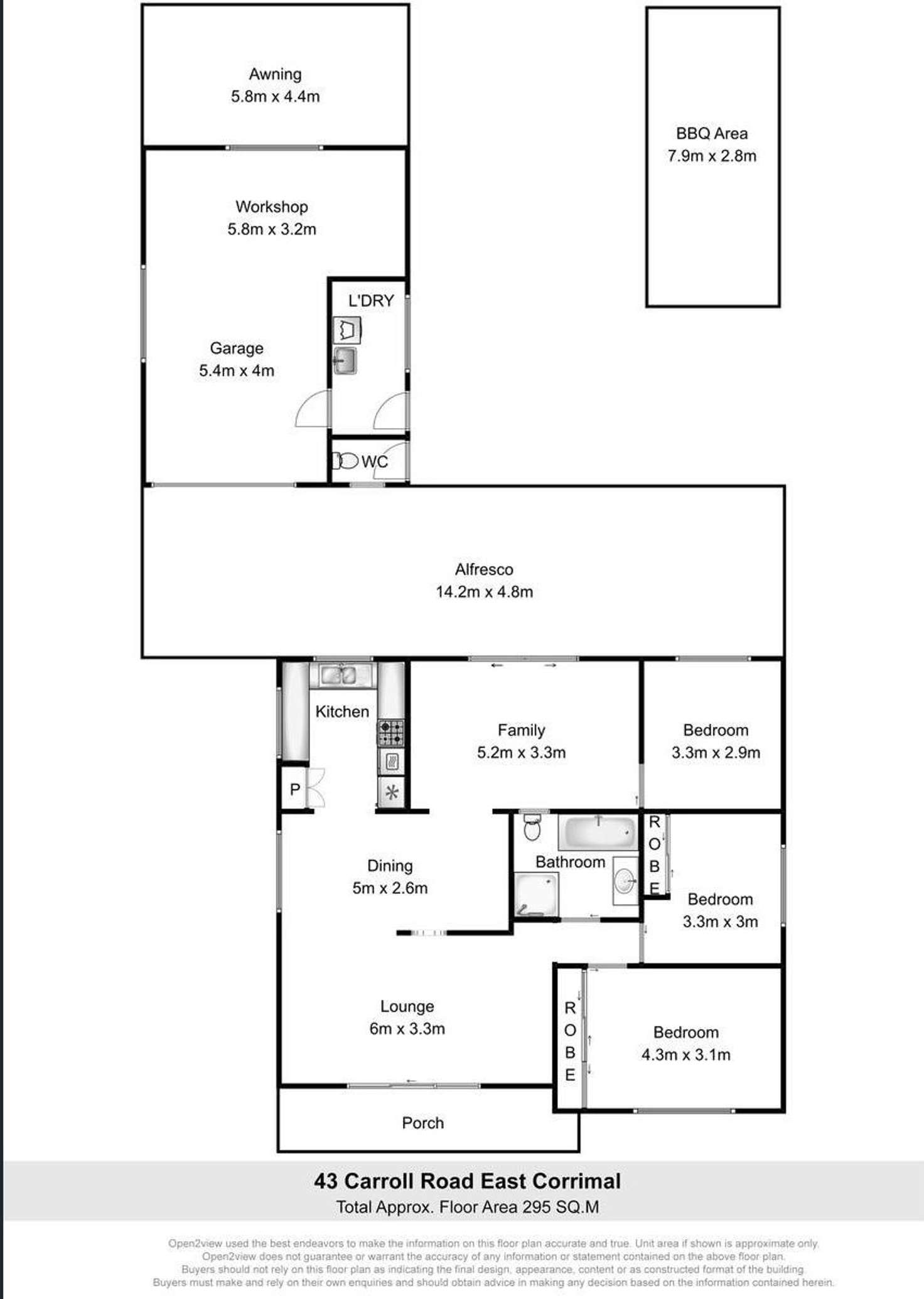 Floorplan of Homely house listing, 43 Carroll Road, East Corrimal NSW 2518