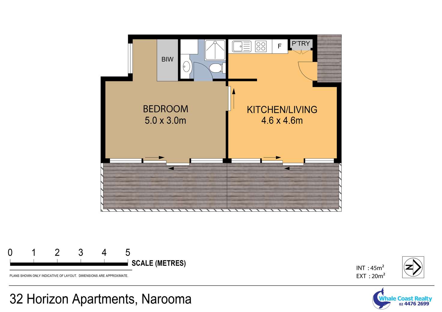 Floorplan of Homely unit listing, 32/147 Princes Highway, Narooma NSW 2546