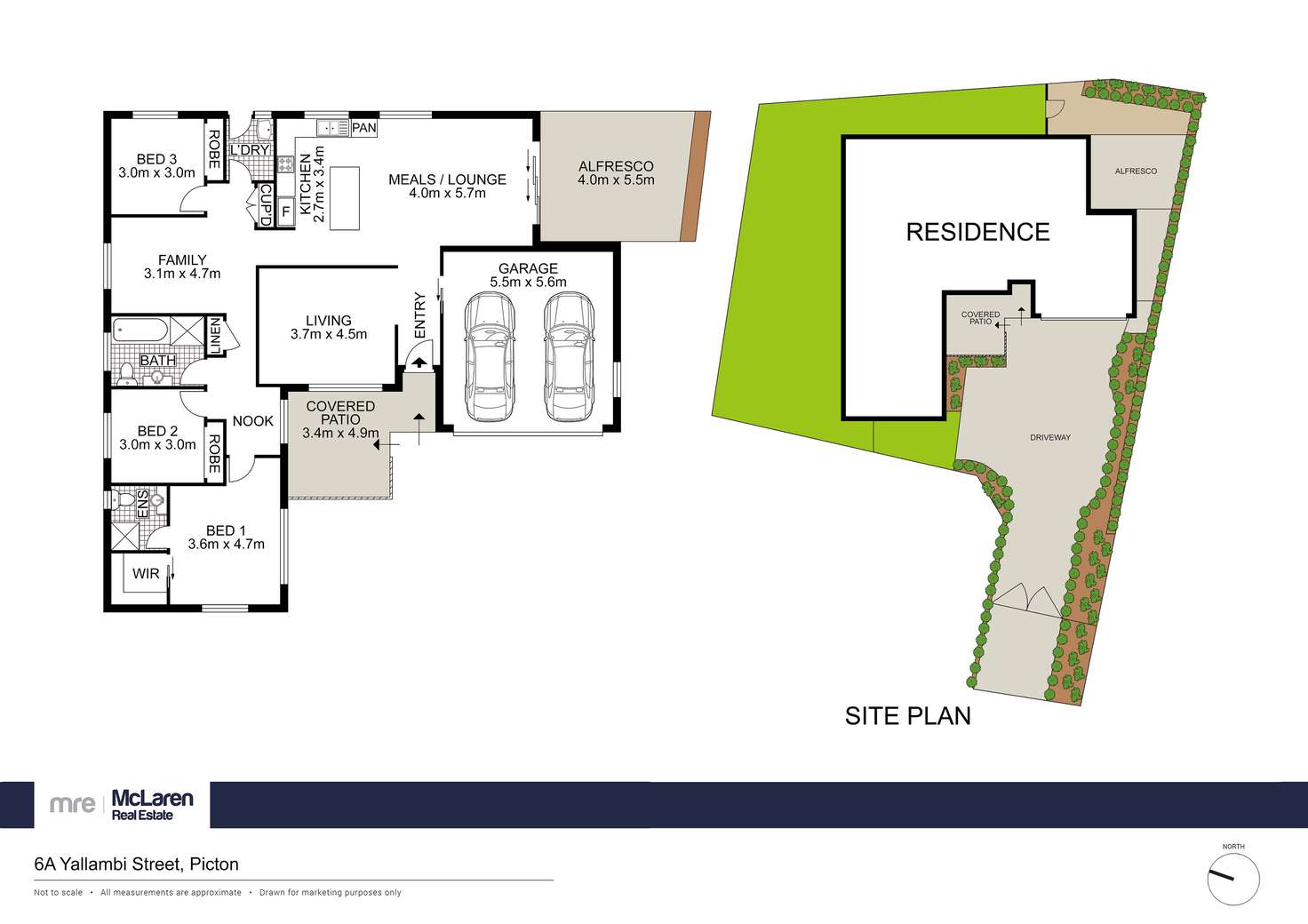 Floorplan of Homely house listing, 6a Yallambi Street, Picton NSW 2571