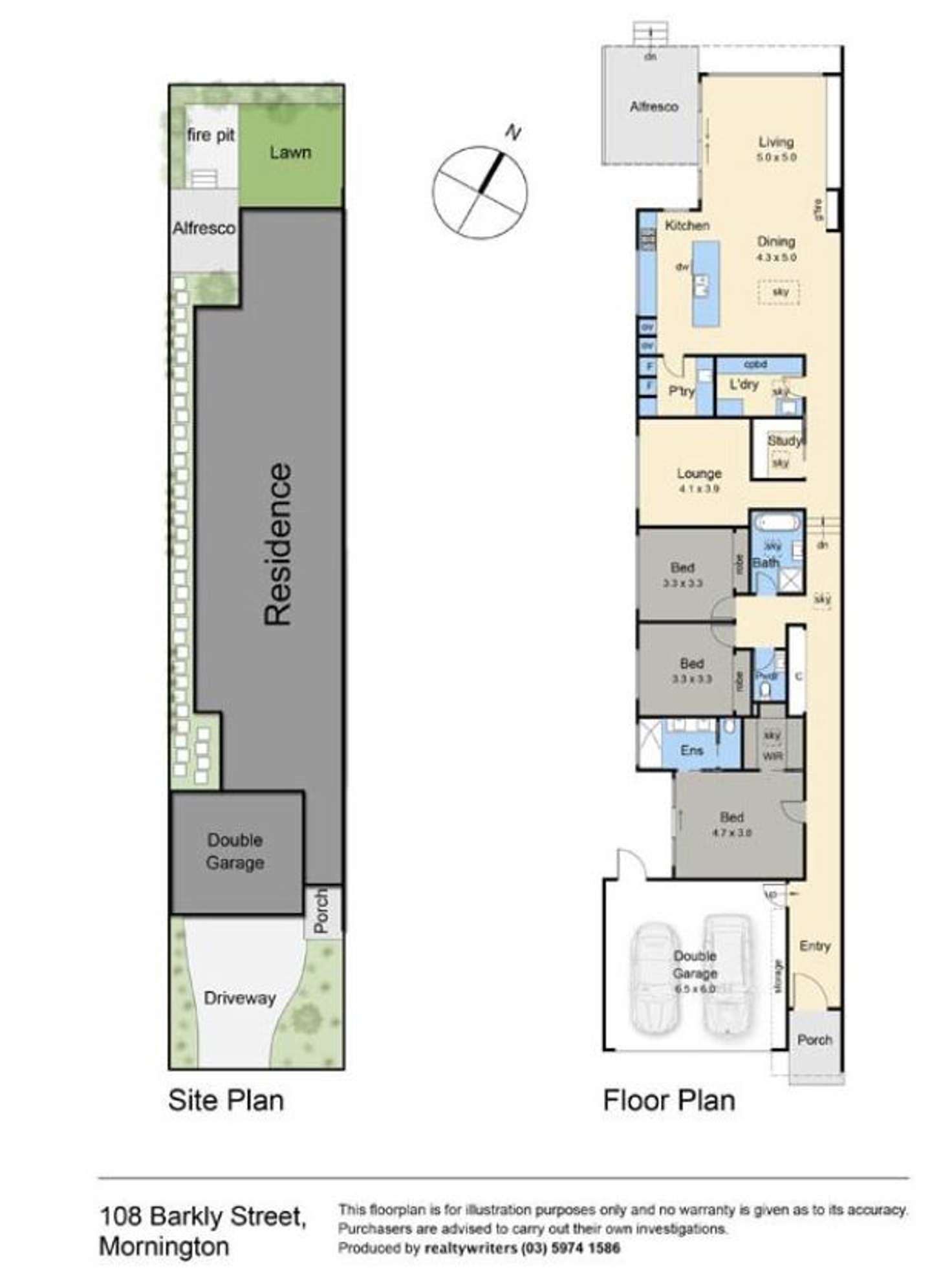 Floorplan of Homely house listing, 108 Barkly Street, Mornington VIC 3931