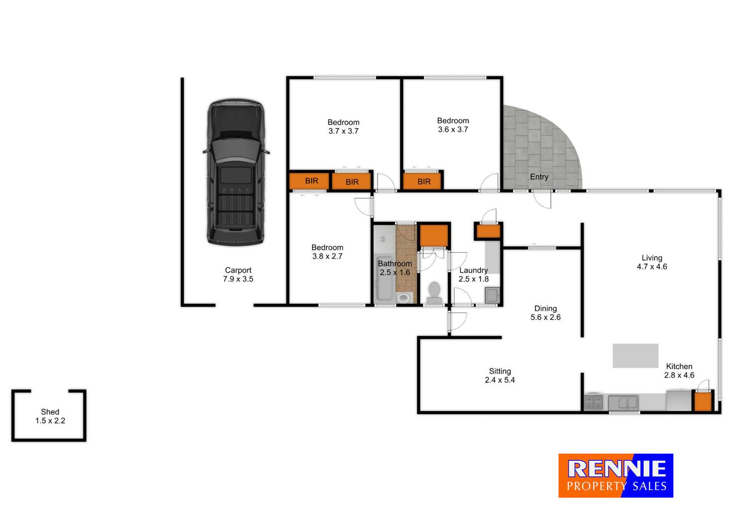 Floorplan of Homely house listing, 9 Willis Street, Morwell VIC 3840