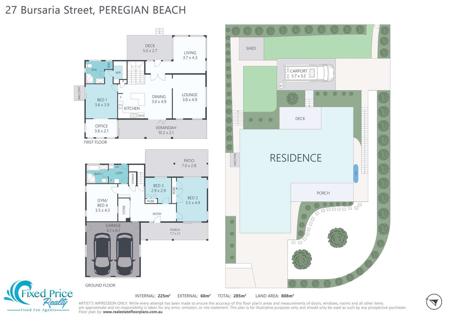 Floorplan of Homely house listing, 27 Bursaria Street, Peregian Beach QLD 4573