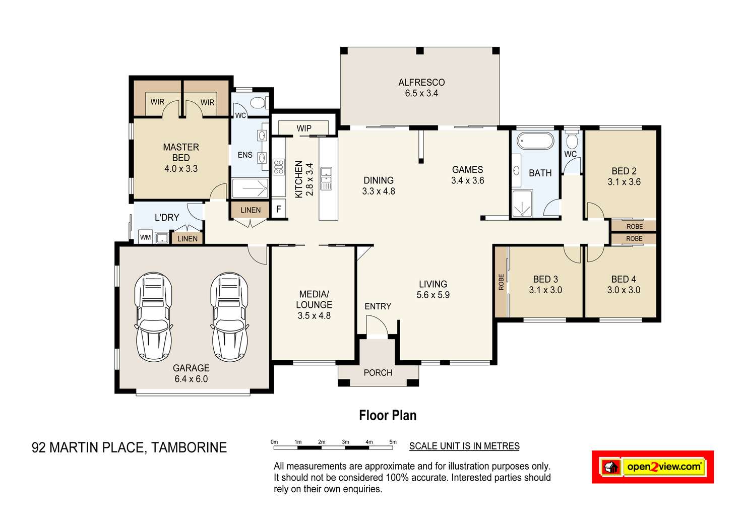 Floorplan of Homely house listing, 92-94 Martin Place, Tamborine QLD 4270