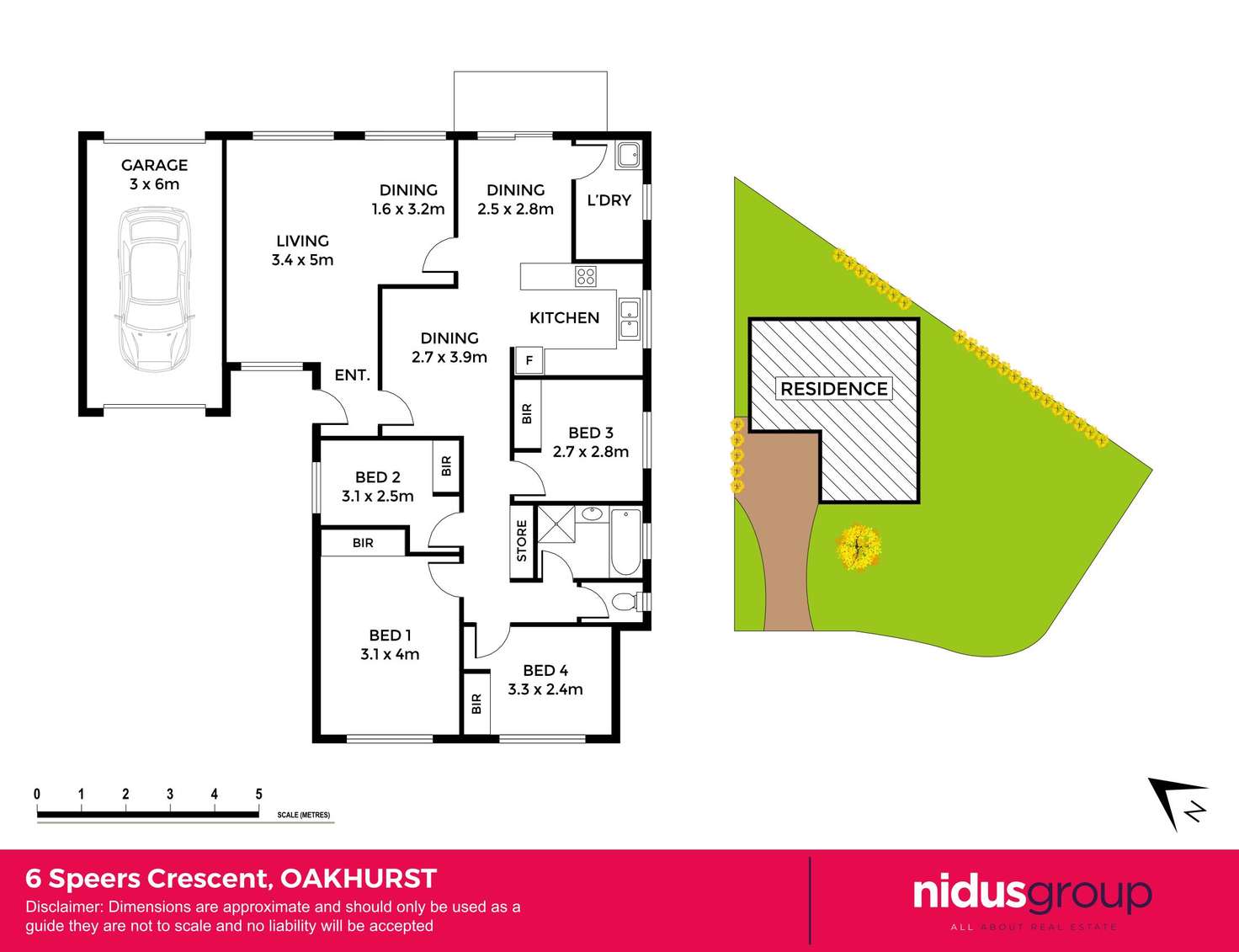 Floorplan of Homely house listing, 6 Speers Crescent, Oakhurst NSW 2761