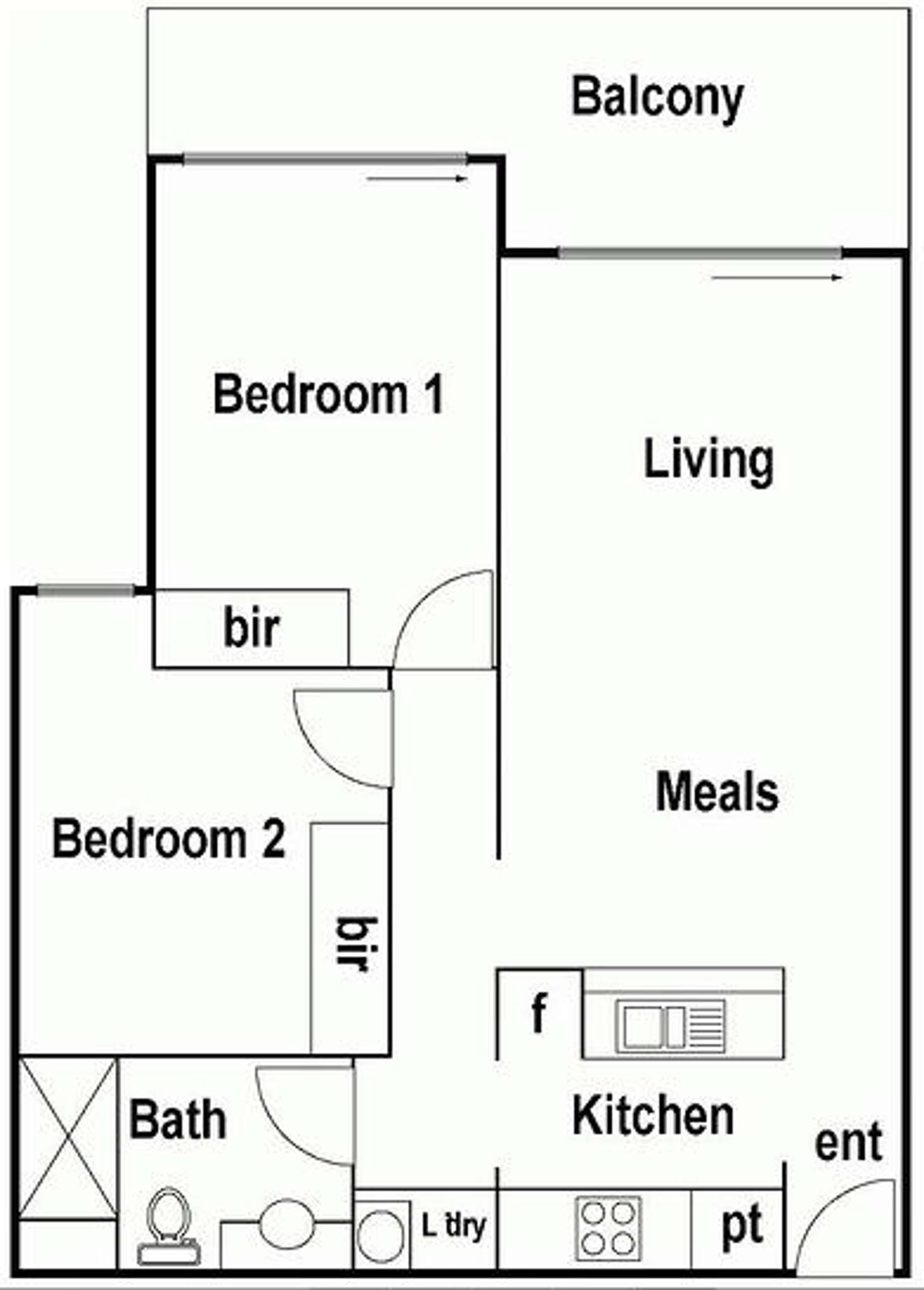 Floorplan of Homely apartment listing, 16/225 Buckley Street, Essendon VIC 3040