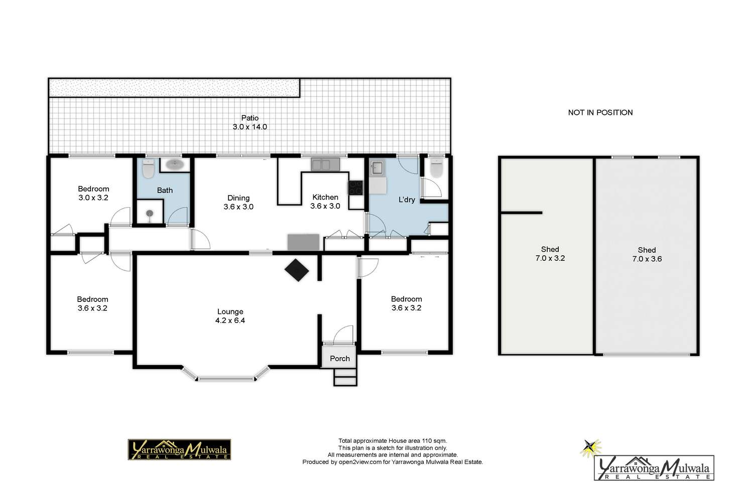 Floorplan of Homely house listing, 75 Stevenson Court, Yarrawonga VIC 3730
