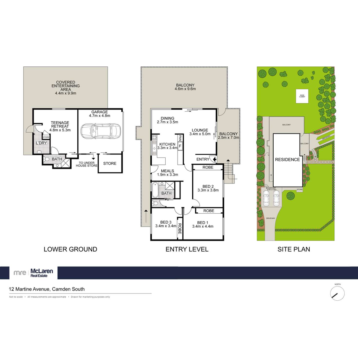 Floorplan of Homely house listing, 12 Martine Avenue, Camden South NSW 2570