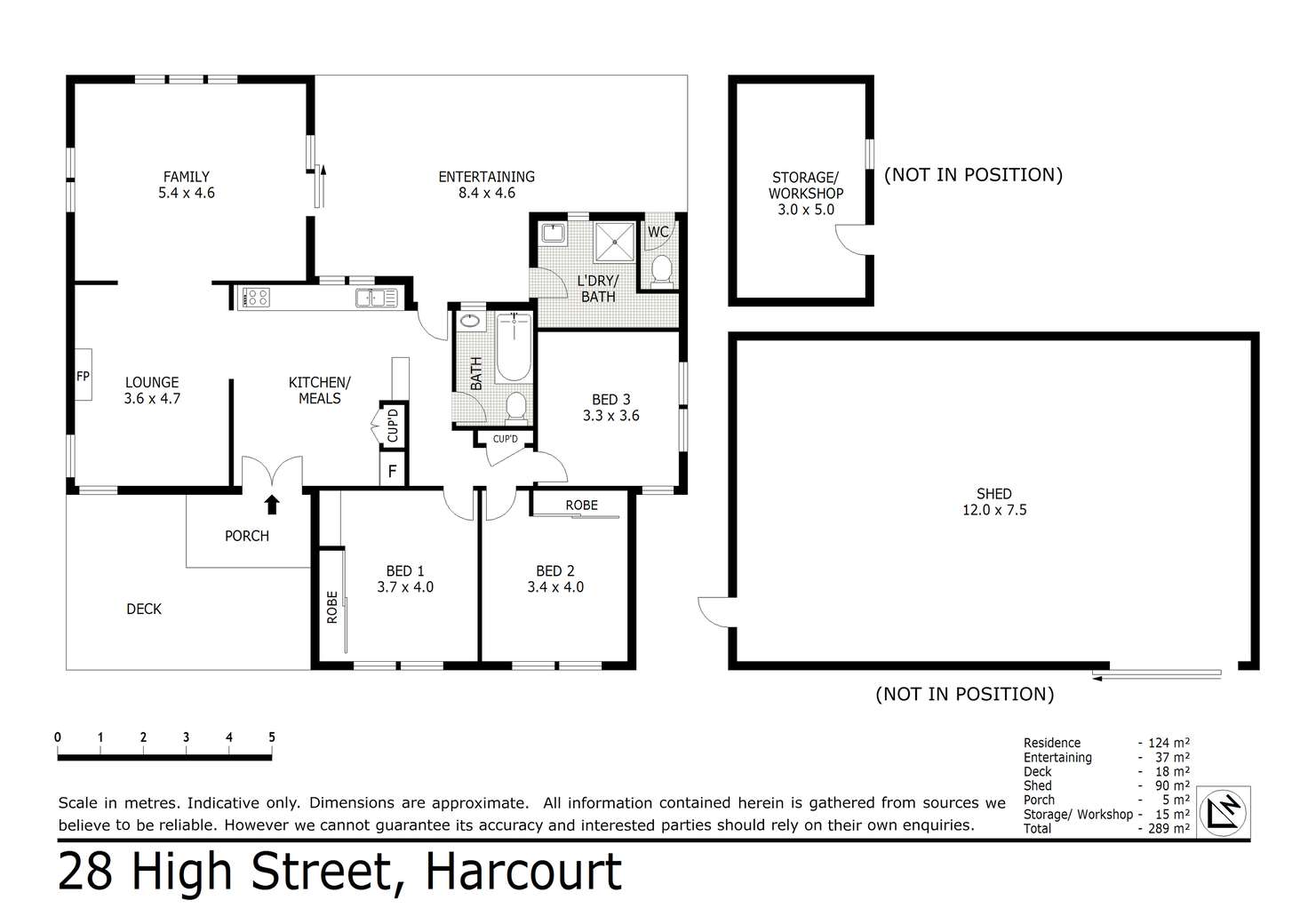 Floorplan of Homely house listing, 28 High Street, Harcourt VIC 3453