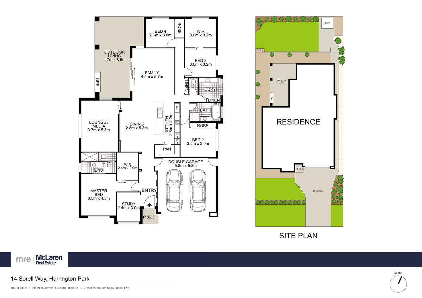 Floorplan of Homely house listing, 14 Sorell Way, Harrington Park NSW 2567