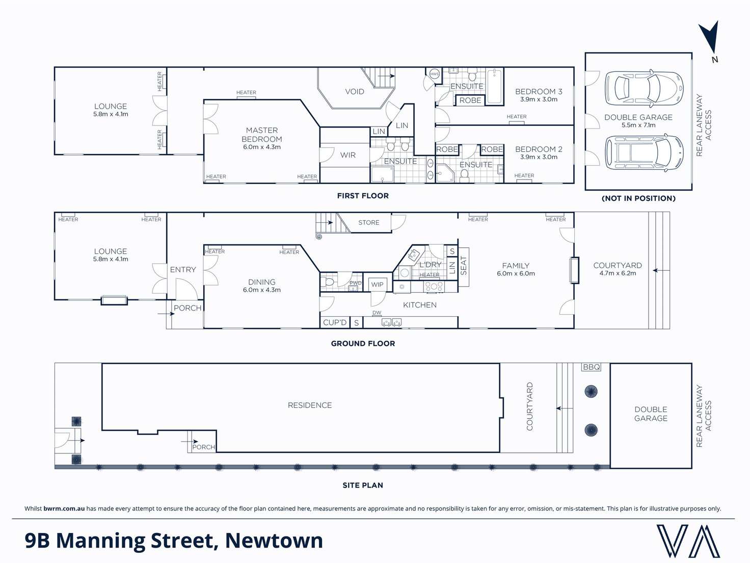 Floorplan of Homely house listing, 9B Manning Street, Newtown VIC 3220