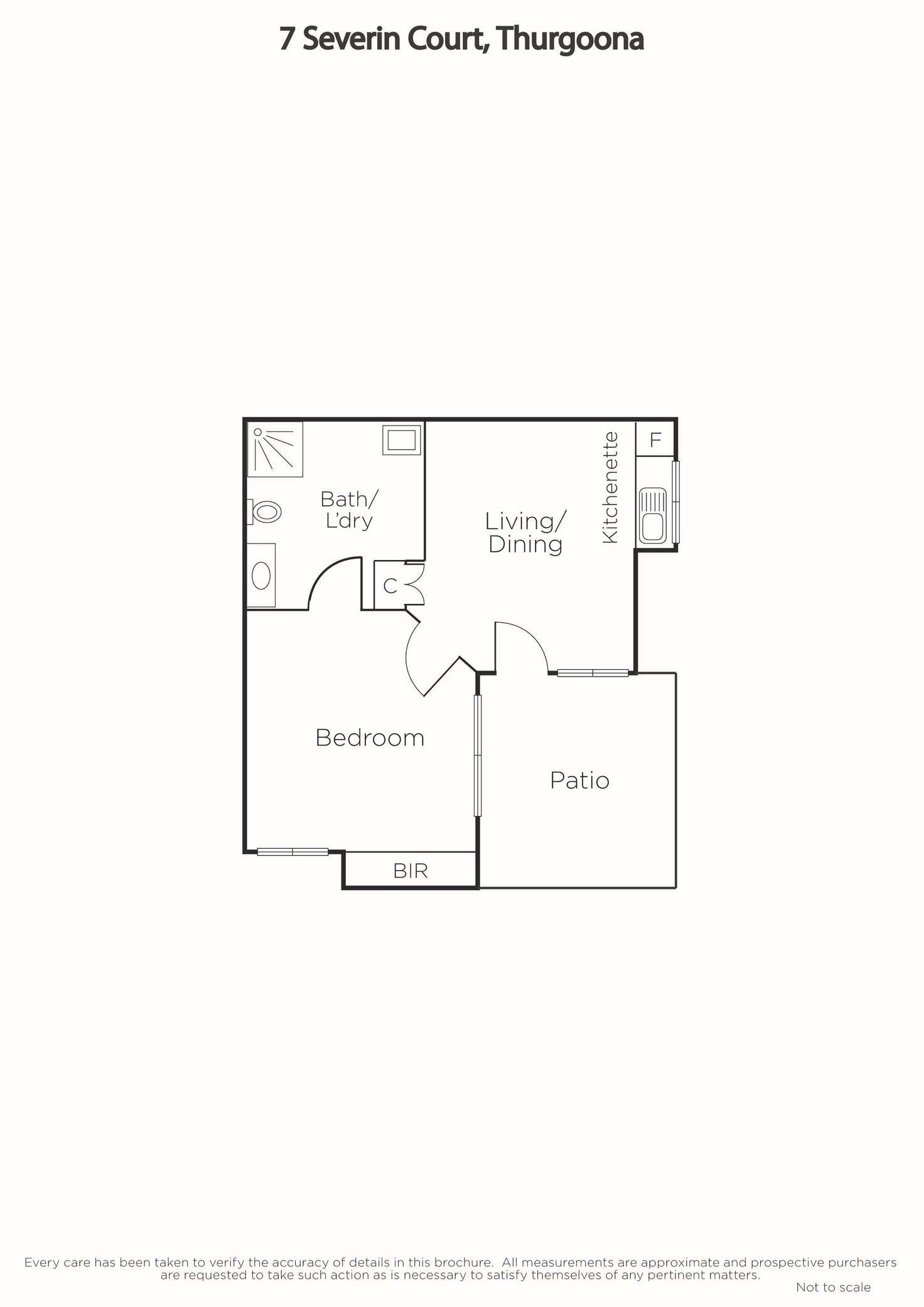 Floorplan of Homely unit listing, 24/7 Severin Court, Thurgoona NSW 2640