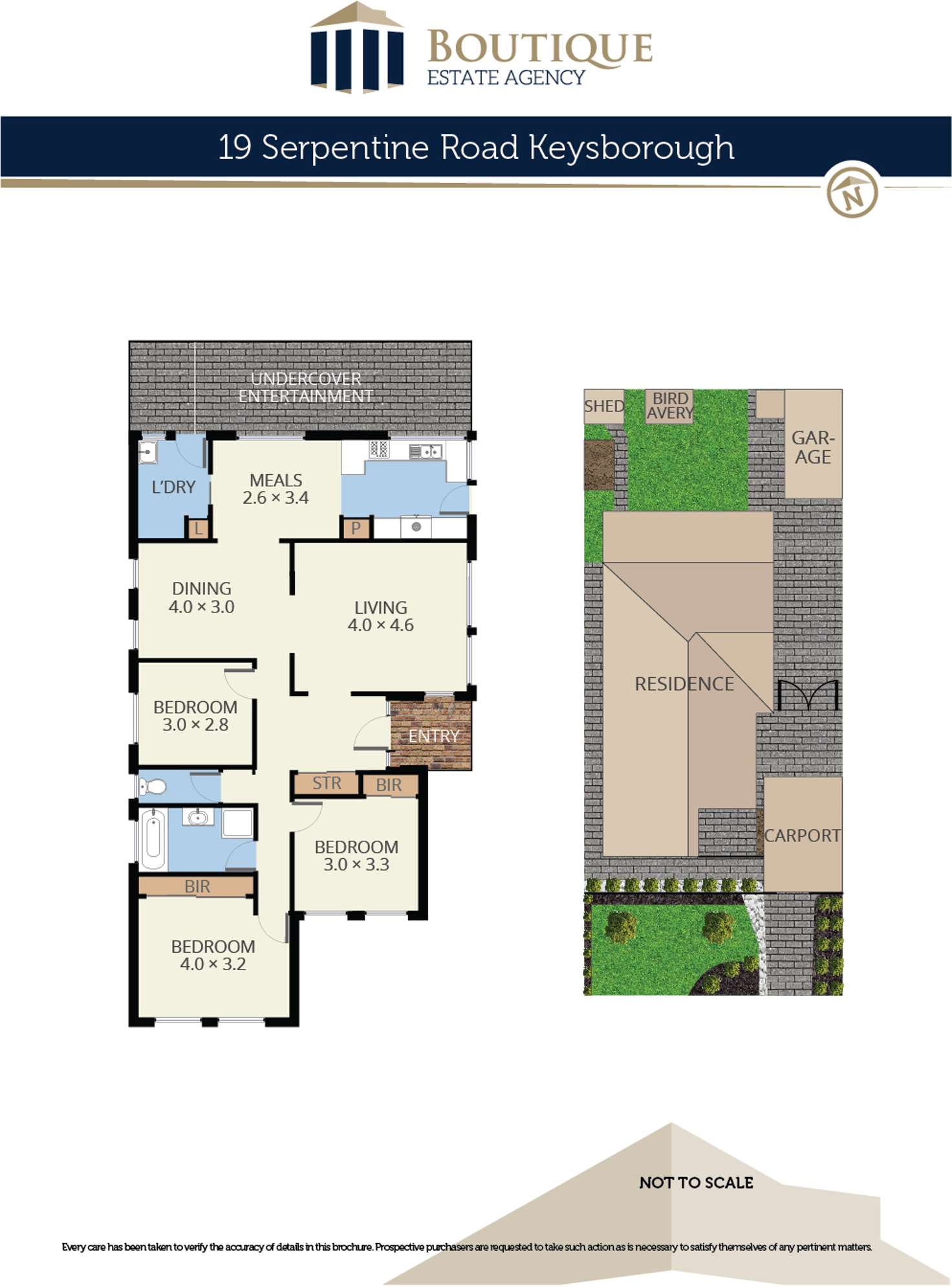 Floorplan of Homely house listing, 19 Serpentine Road, Keysborough VIC 3173