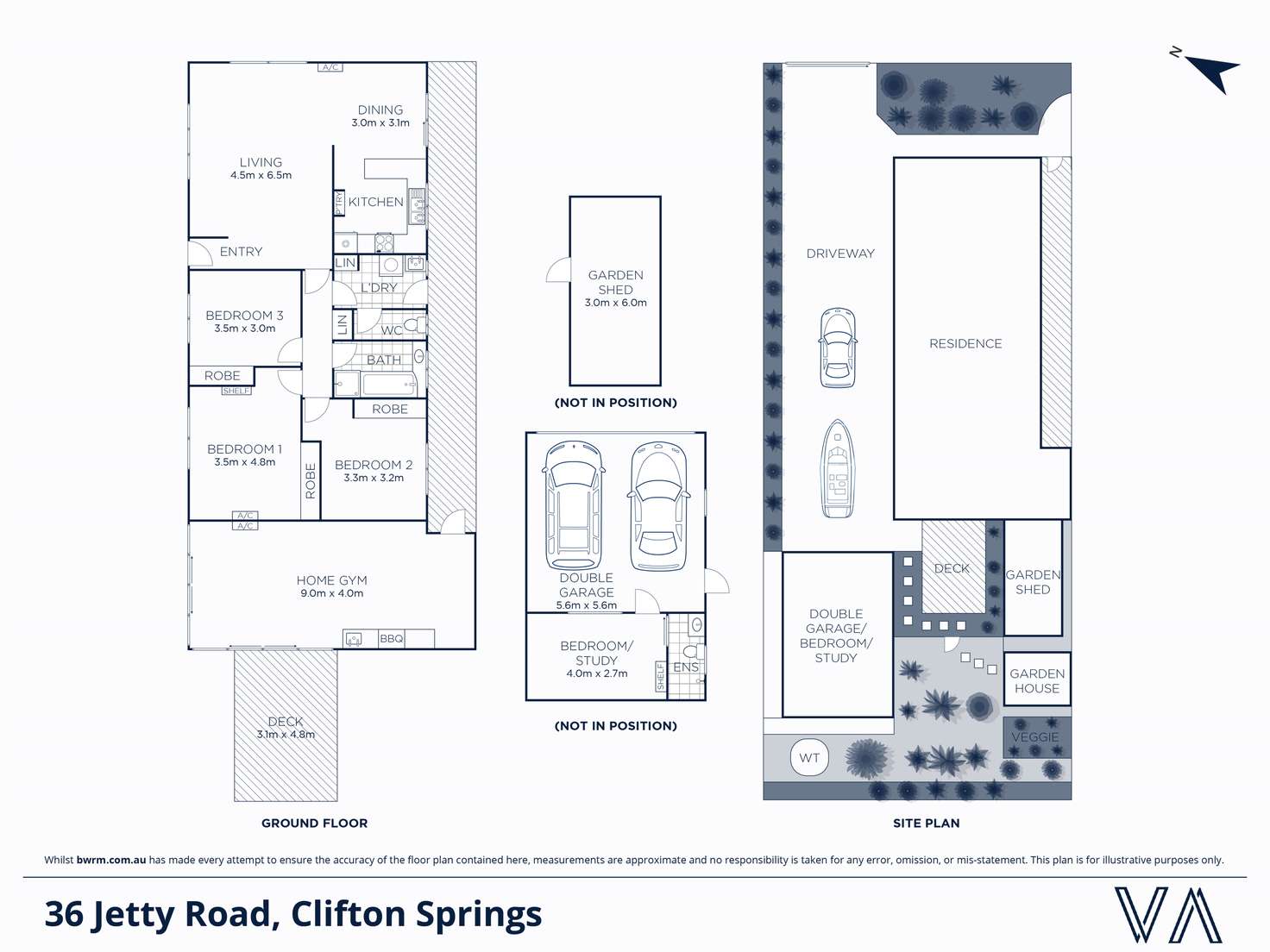 Floorplan of Homely house listing, 36 Jetty Road, Clifton Springs VIC 3222