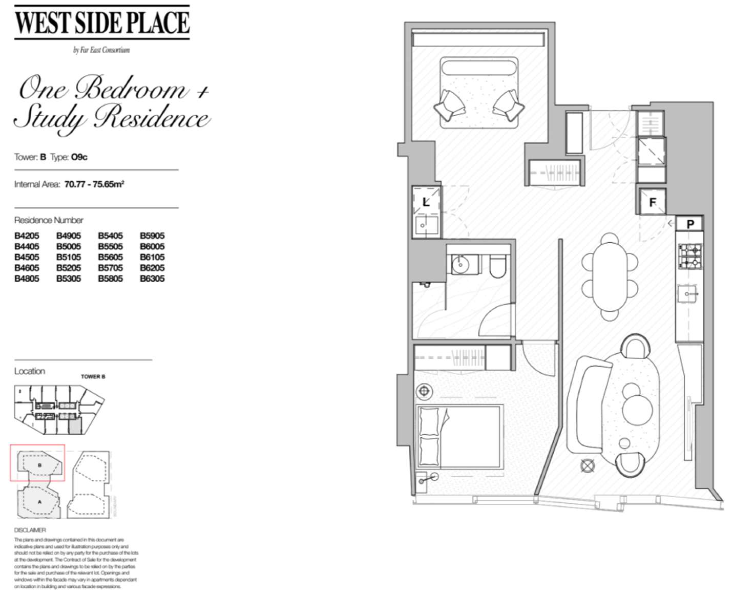 Floorplan of Homely apartment listing, West Side Place at Spencer Street, Melbourne VIC 3000