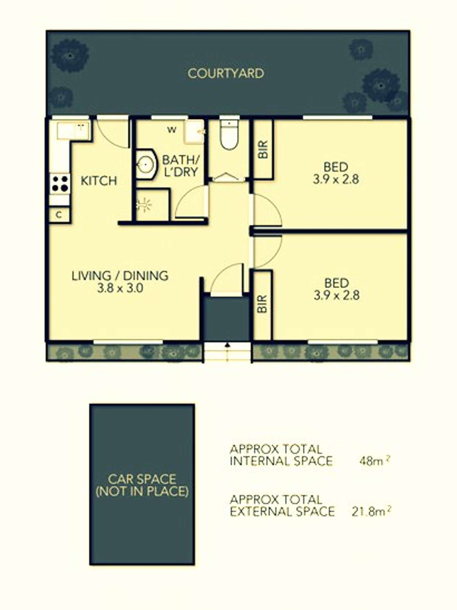 Floorplan of Homely unit listing, Address available on request