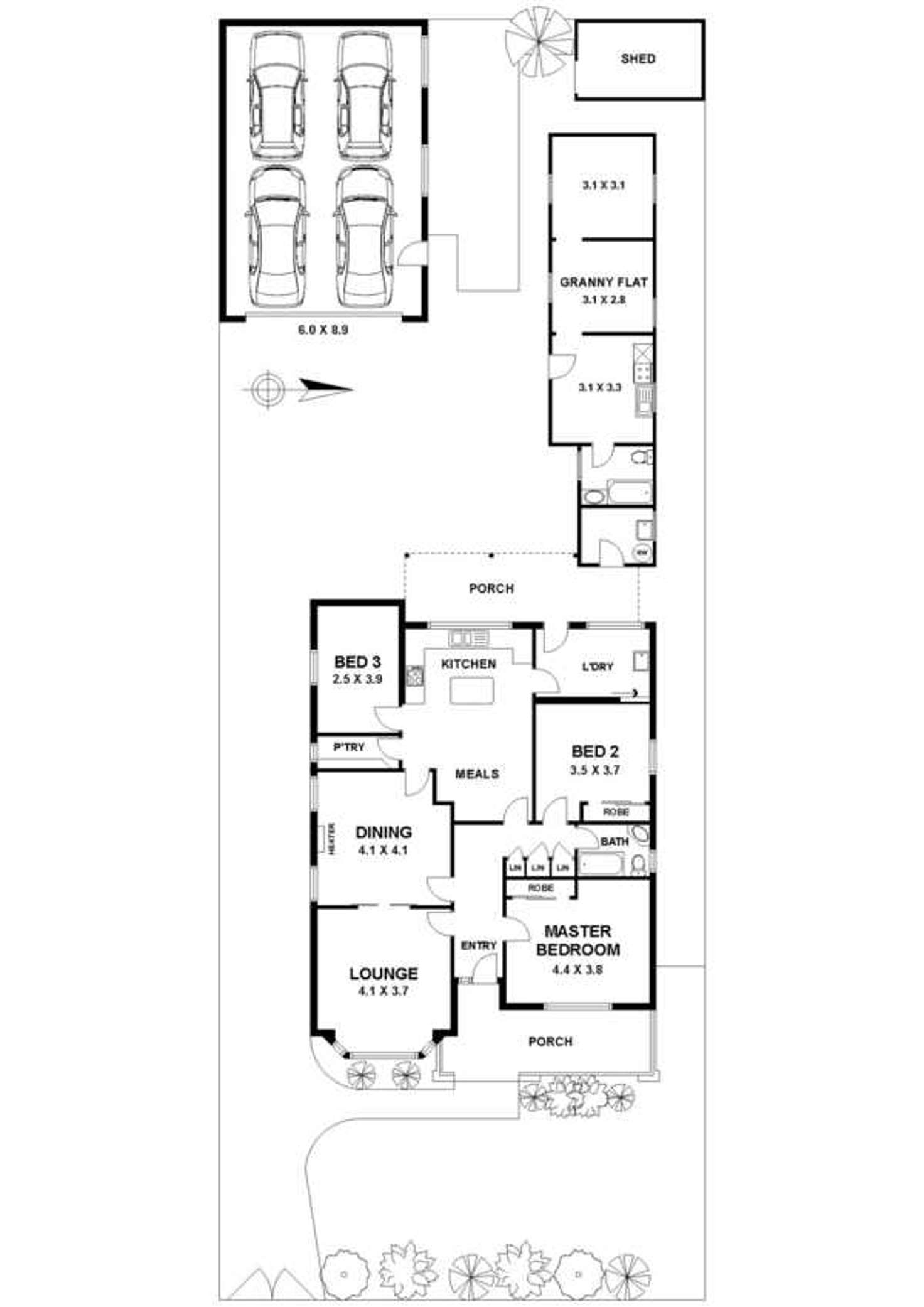 Floorplan of Homely house listing, 3 Cooke Street, Essendon VIC 3040