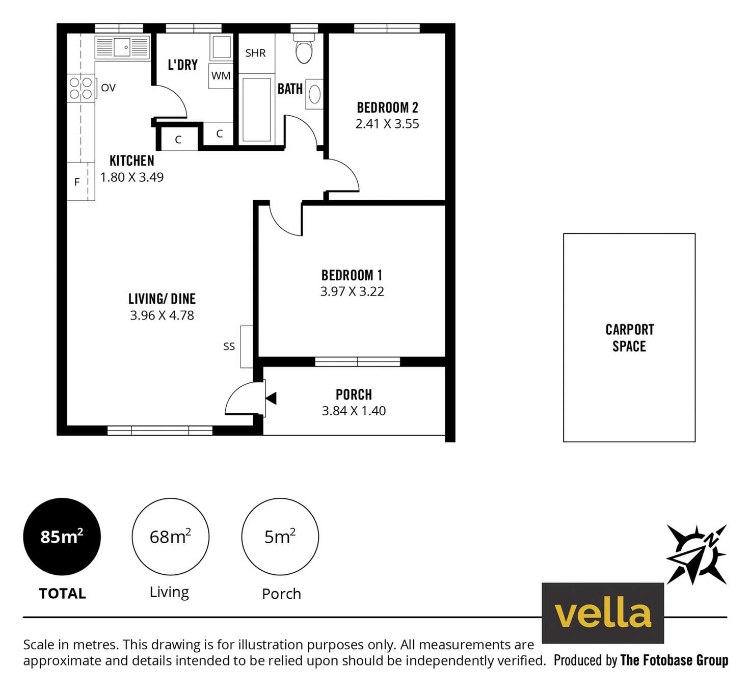 Floorplan of Homely unit listing, 11/10 Swan Avenue, Klemzig SA 5087