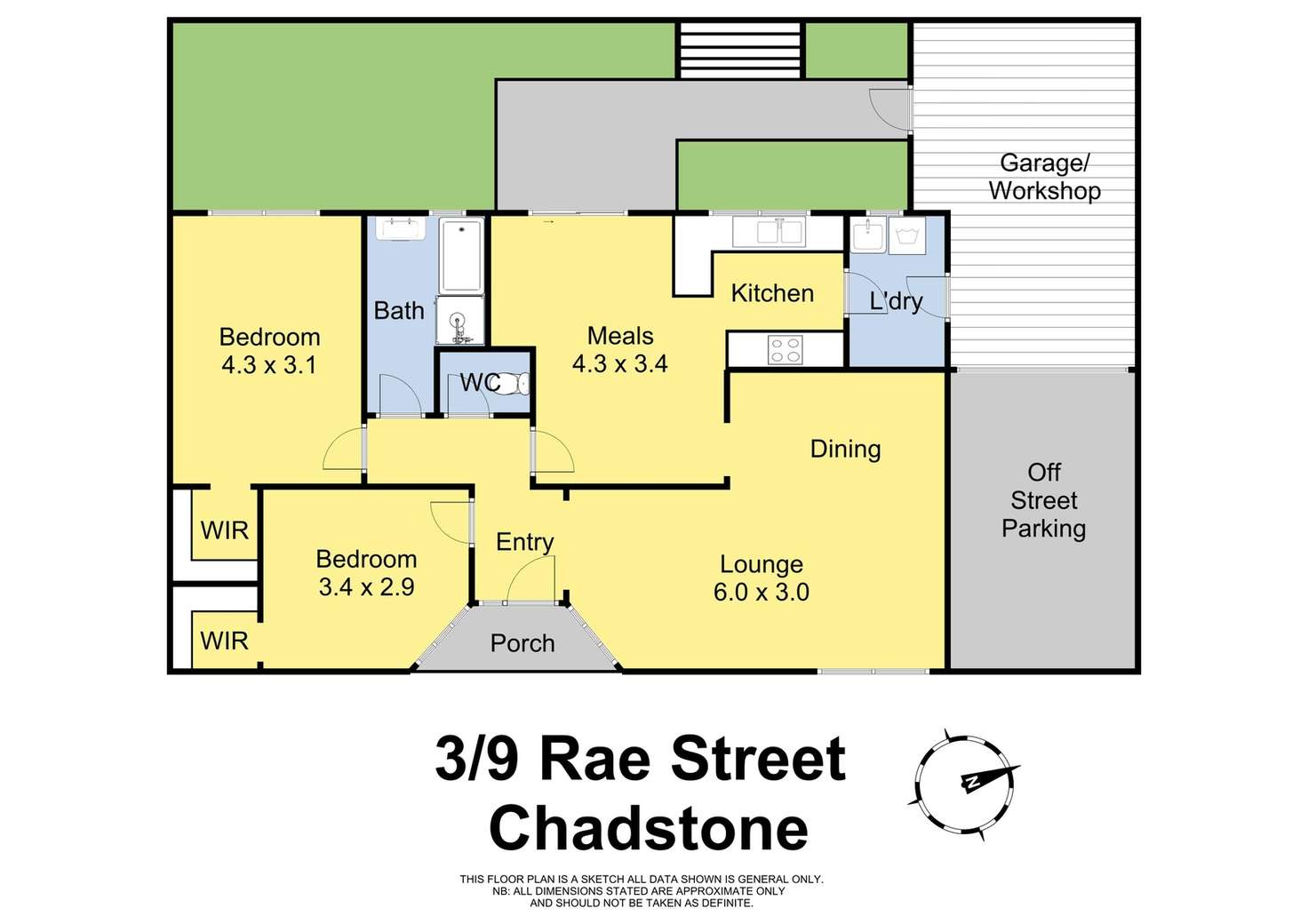 Floorplan of Homely unit listing, 3/9 Rae Street, Chadstone VIC 3148