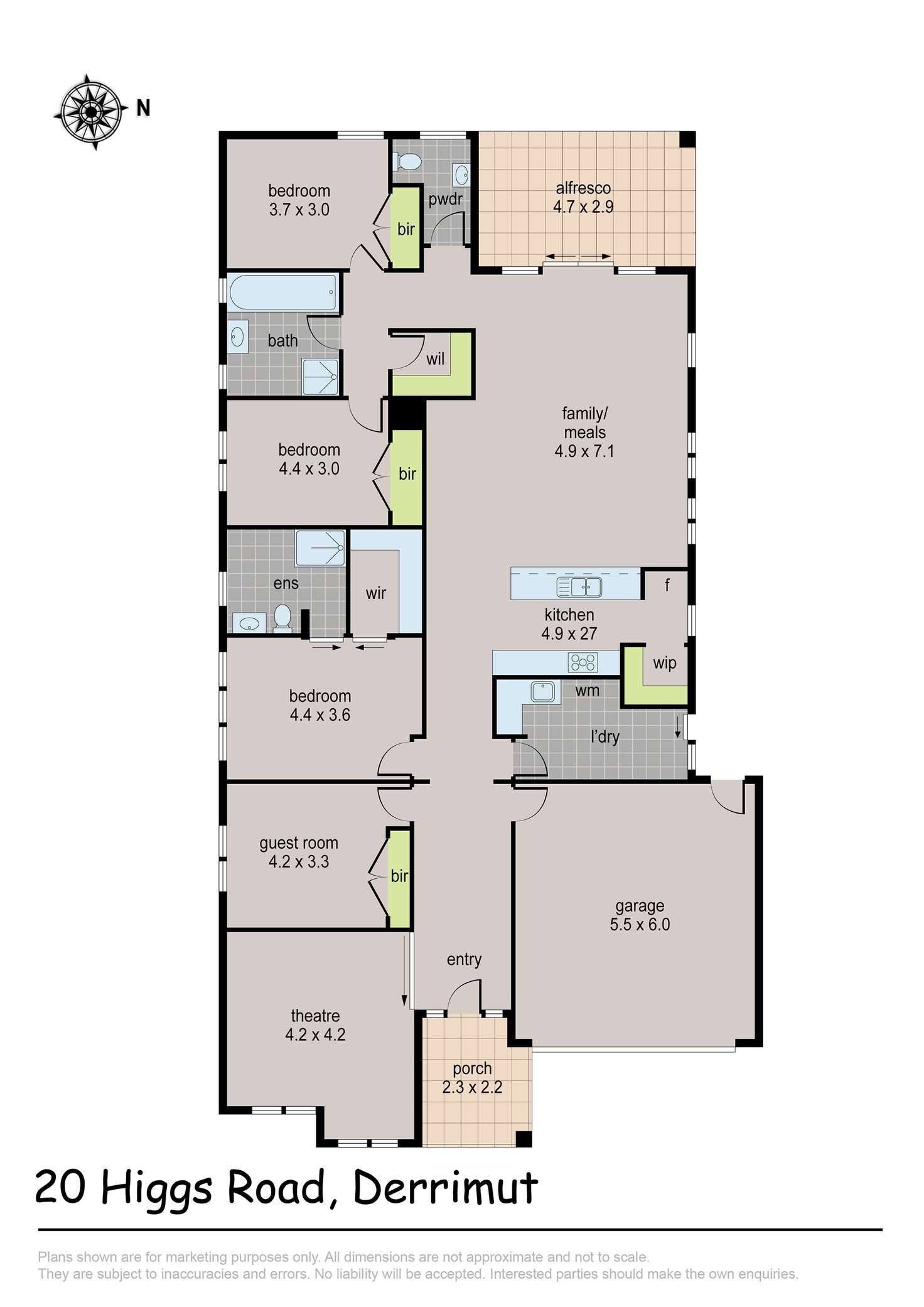 Floorplan of Homely house listing, 20 Higgs Road, Derrimut VIC 3026