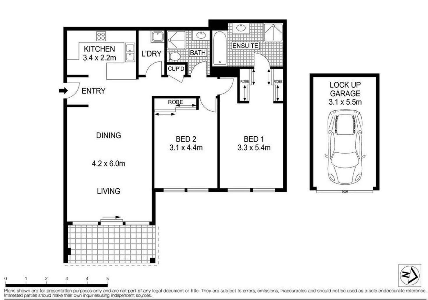 Floorplan of Homely apartment listing, 186/83-93 Dalmeny Avenue, Rosebery NSW 2018