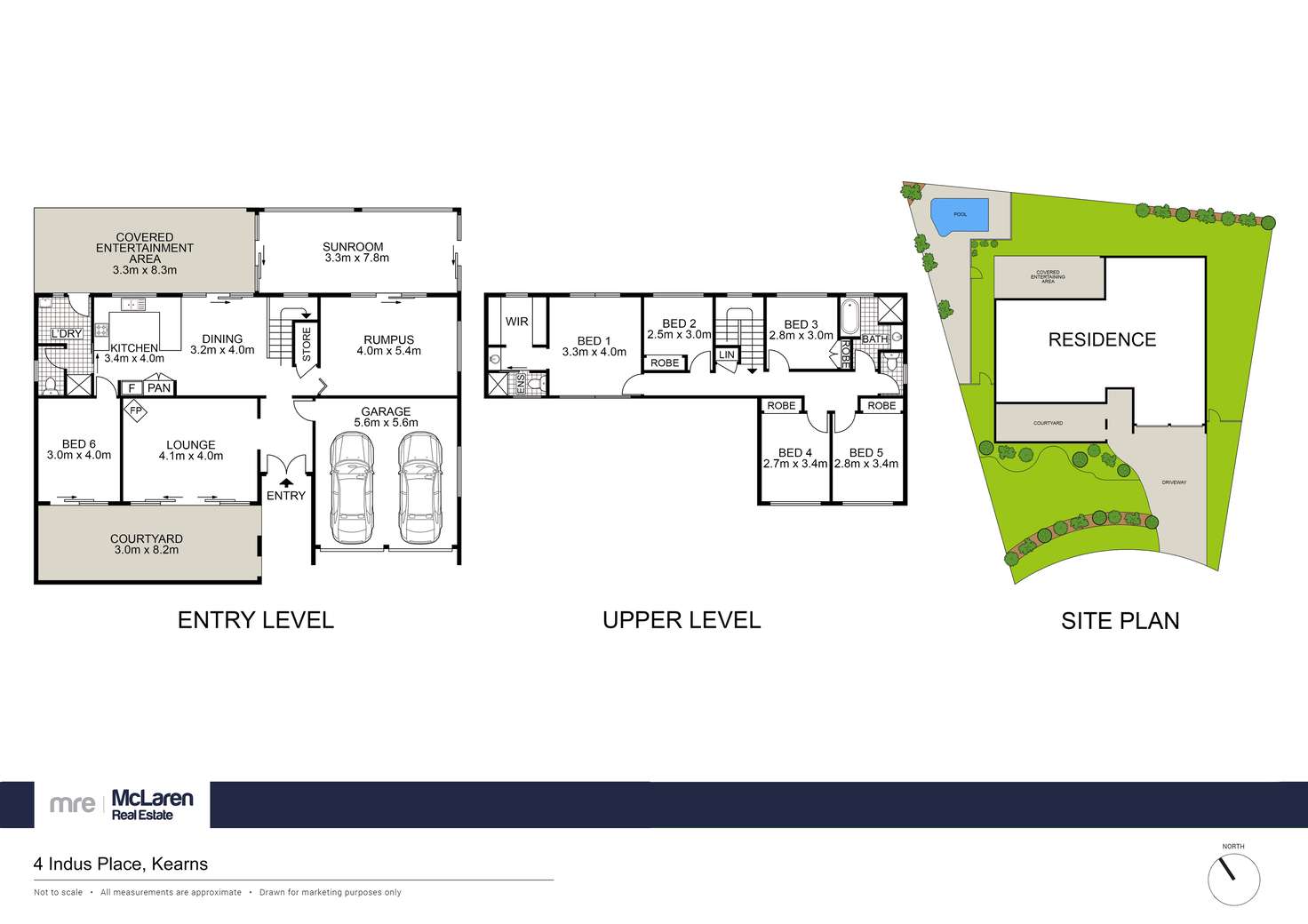 Floorplan of Homely house listing, 4 Indus Place, Kearns NSW 2558