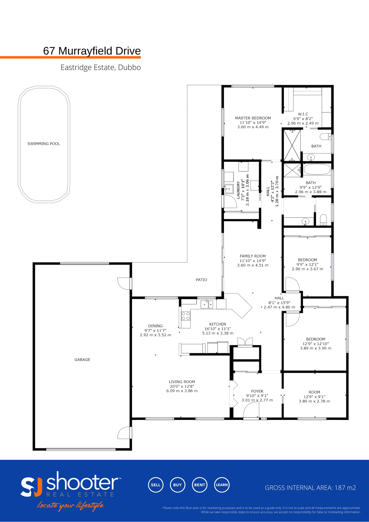 Floorplan of Homely house listing, 67 Murrayfield Drive, Dubbo NSW 2830