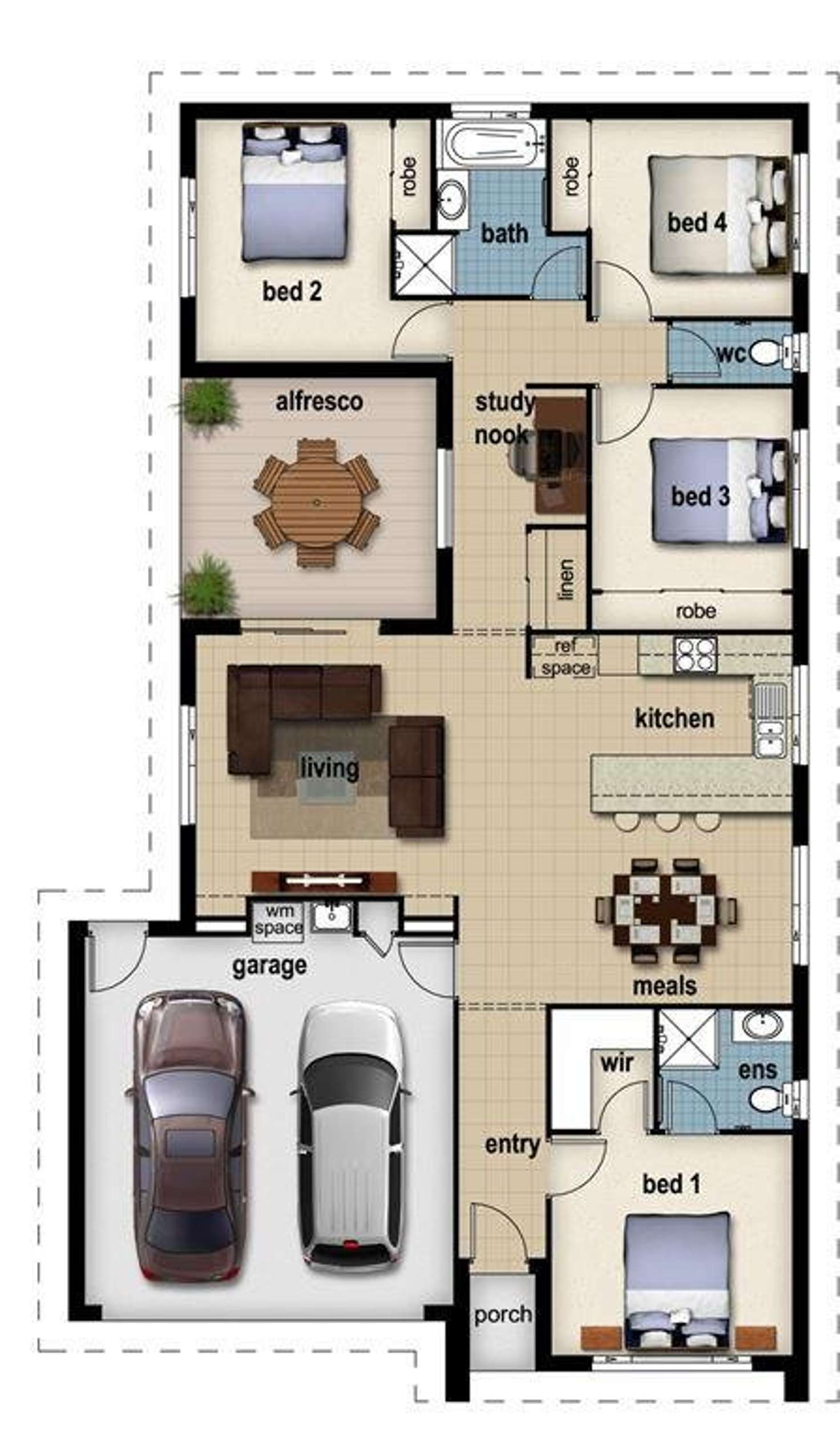 Floorplan of Homely house listing, 27 Moor Circuit, Warner QLD 4500