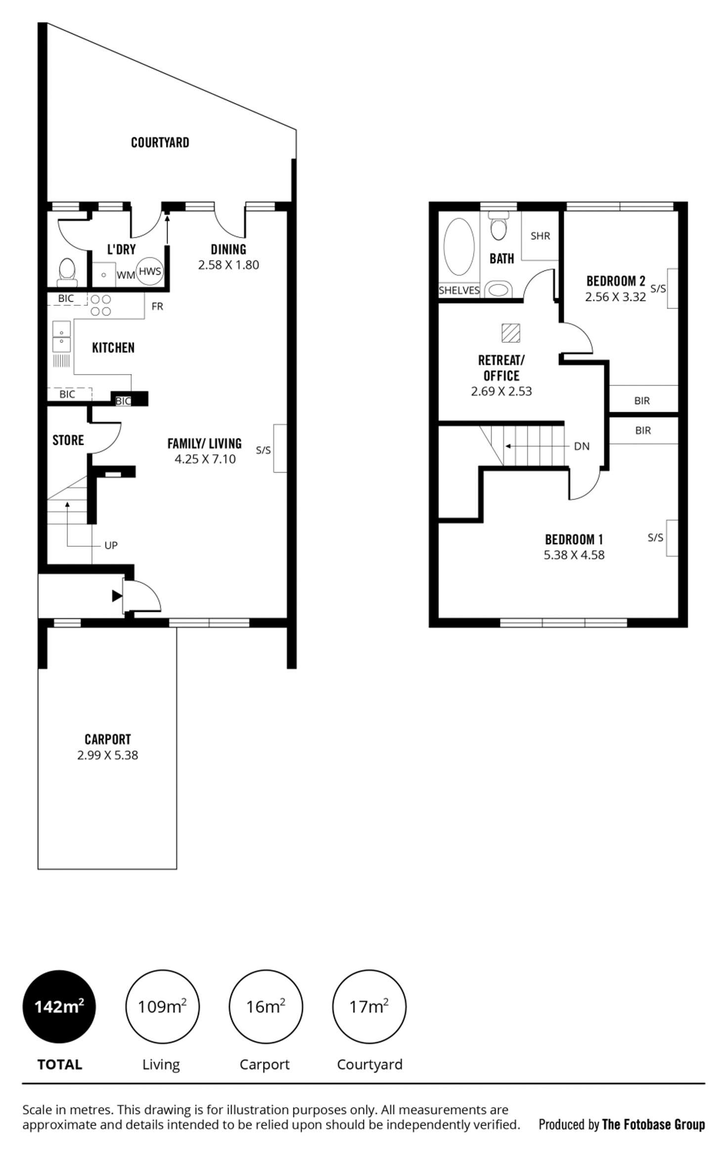 Floorplan of Homely unit listing, 4/12 West Street, Hectorville SA 5073