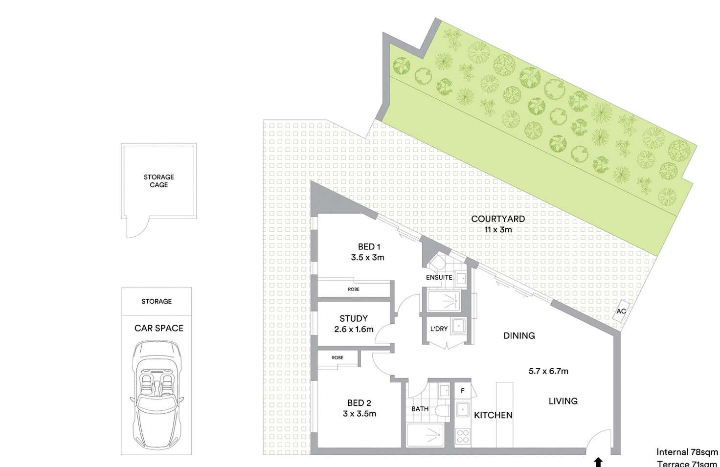 Floorplan of Homely apartment listing, 2/5 Elgar Court, Doncaster VIC 3108