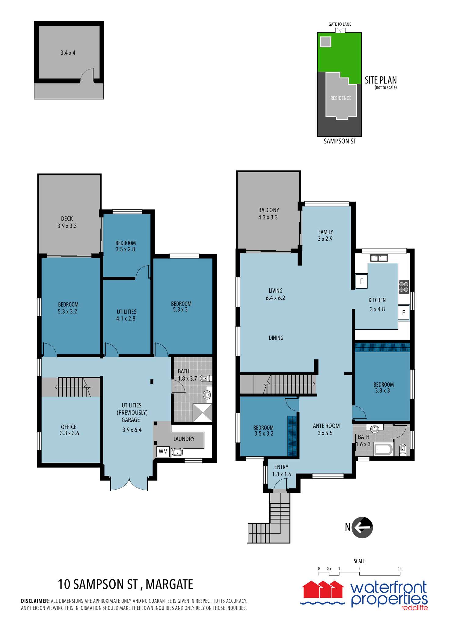 Floorplan of Homely house listing, 10 SAMPSON STREET, Margate QLD 4019