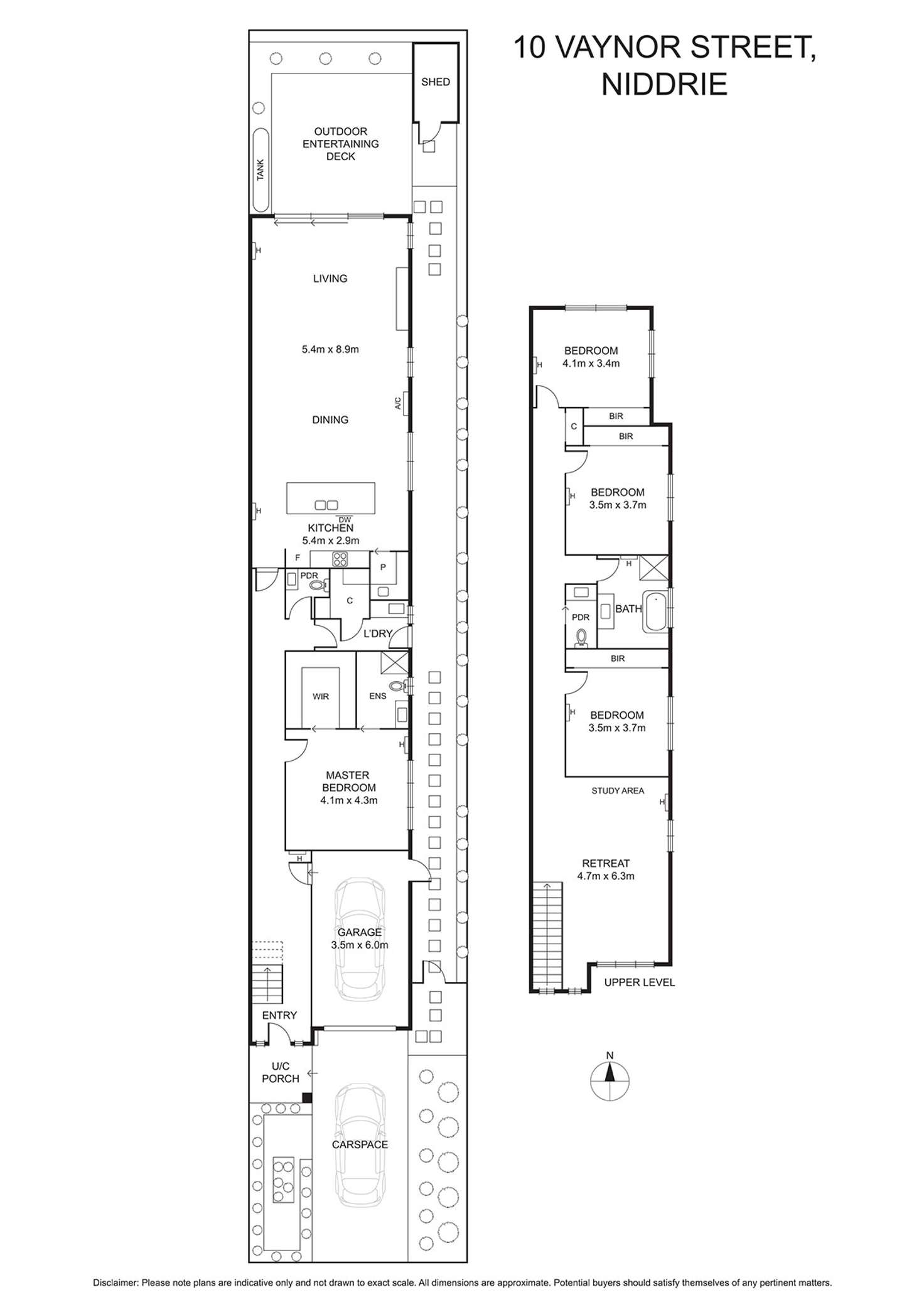 Floorplan of Homely house listing, 10 Vaynor Street, Niddrie VIC 3042