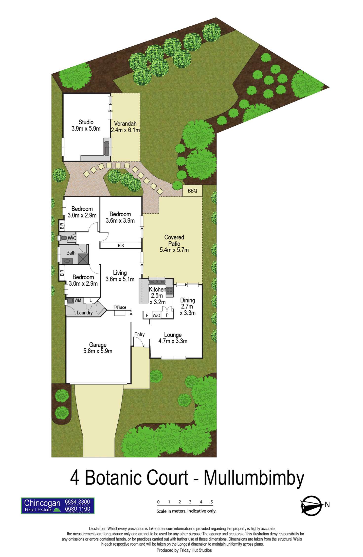 Floorplan of Homely house listing, 4 Botanic Court, Mullumbimby NSW 2482