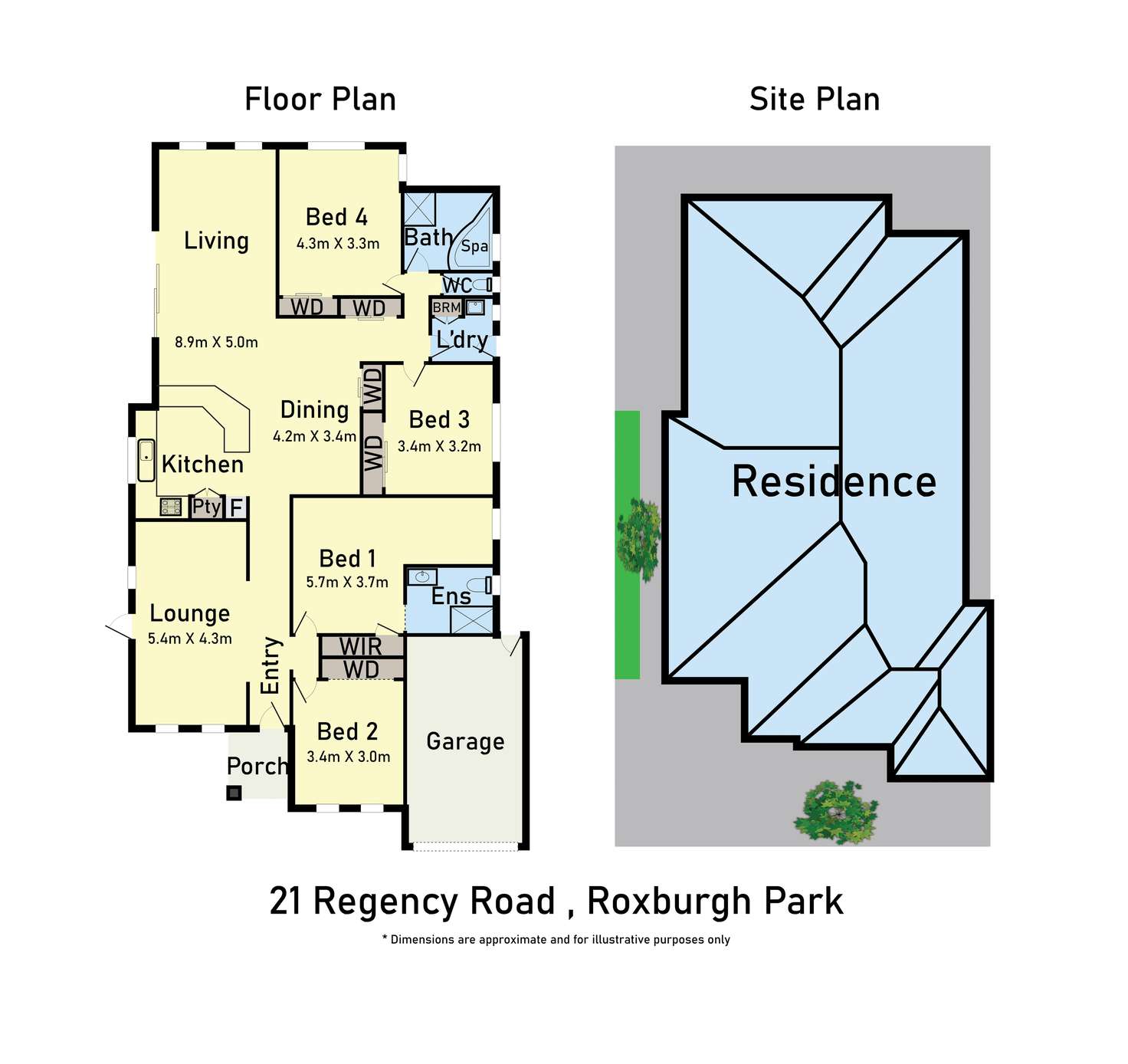 Floorplan of Homely house listing, 21 Regency Road, Roxburgh Park VIC 3064