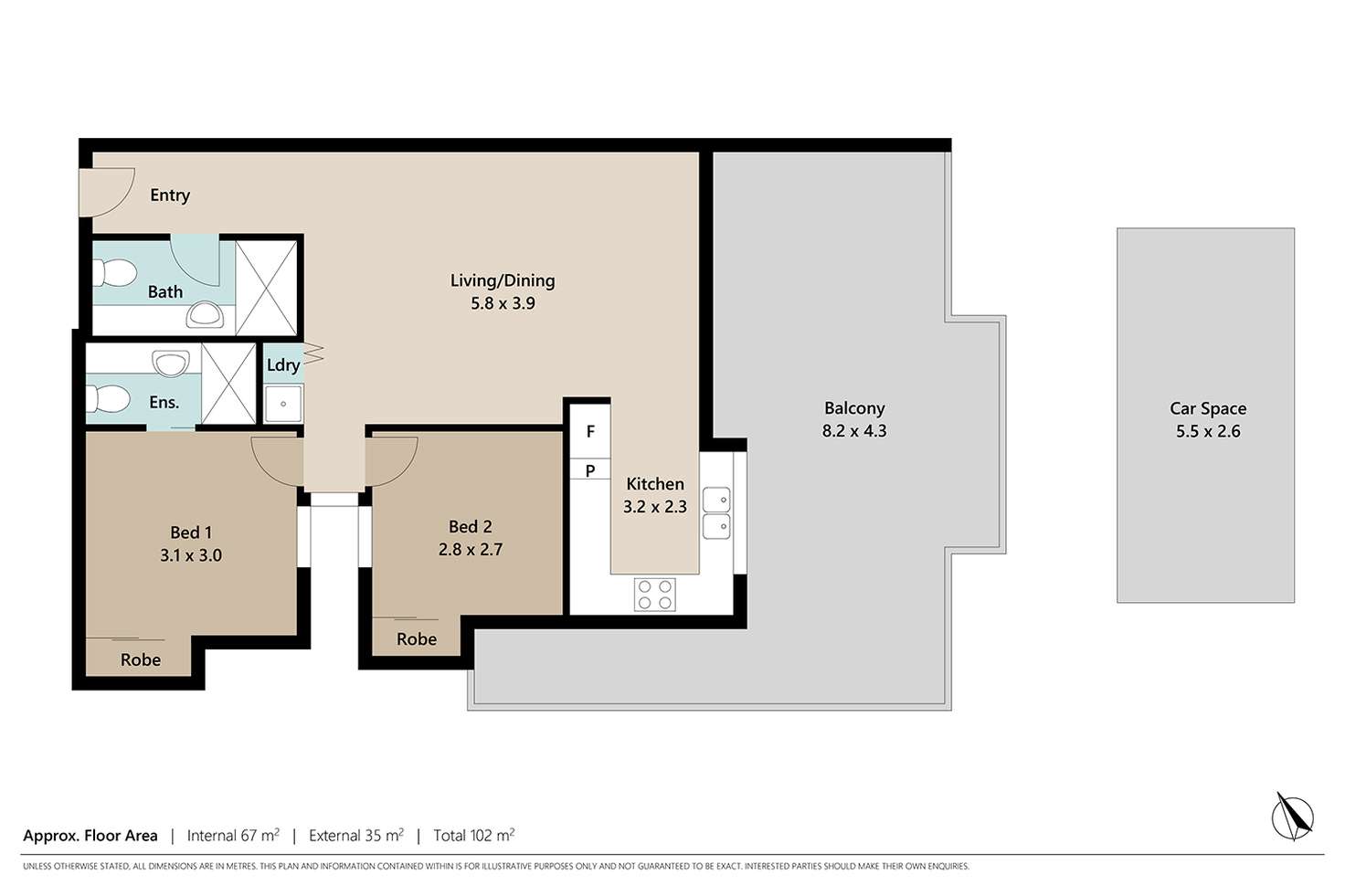 Floorplan of Homely apartment listing, 8/7 Selborne Street, Mount Gravatt East QLD 4122